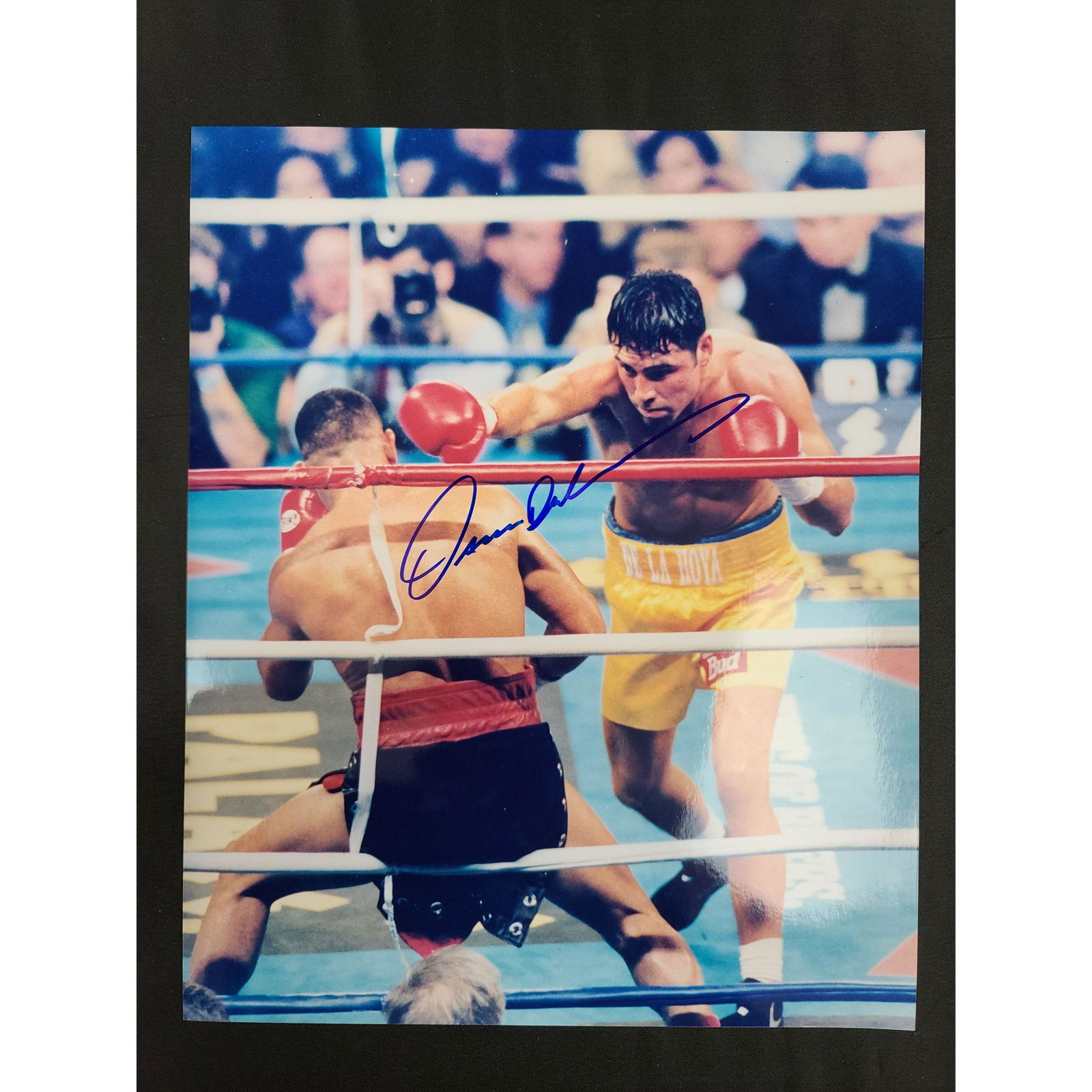 WBC OSCAR DE LA HOYA AUTOGRAPHED PHOTO W/ COA (1 of 2)