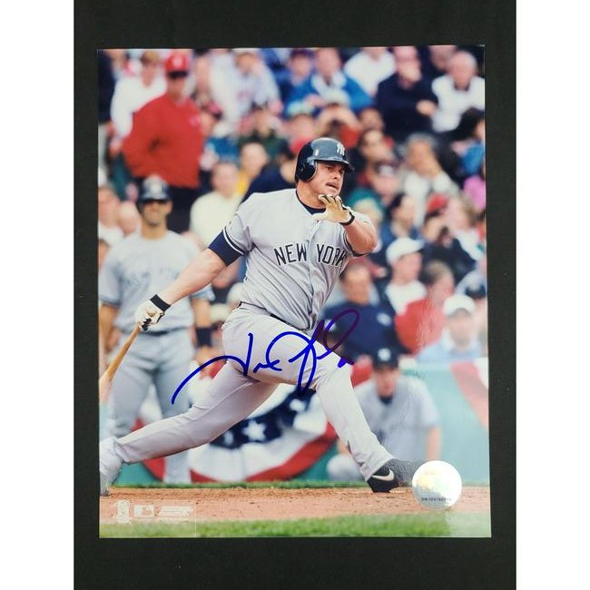NEW YORK YANKEES JASON GIAMBI AUTOGRAPH PHOTO W/ COA (1 of 2)