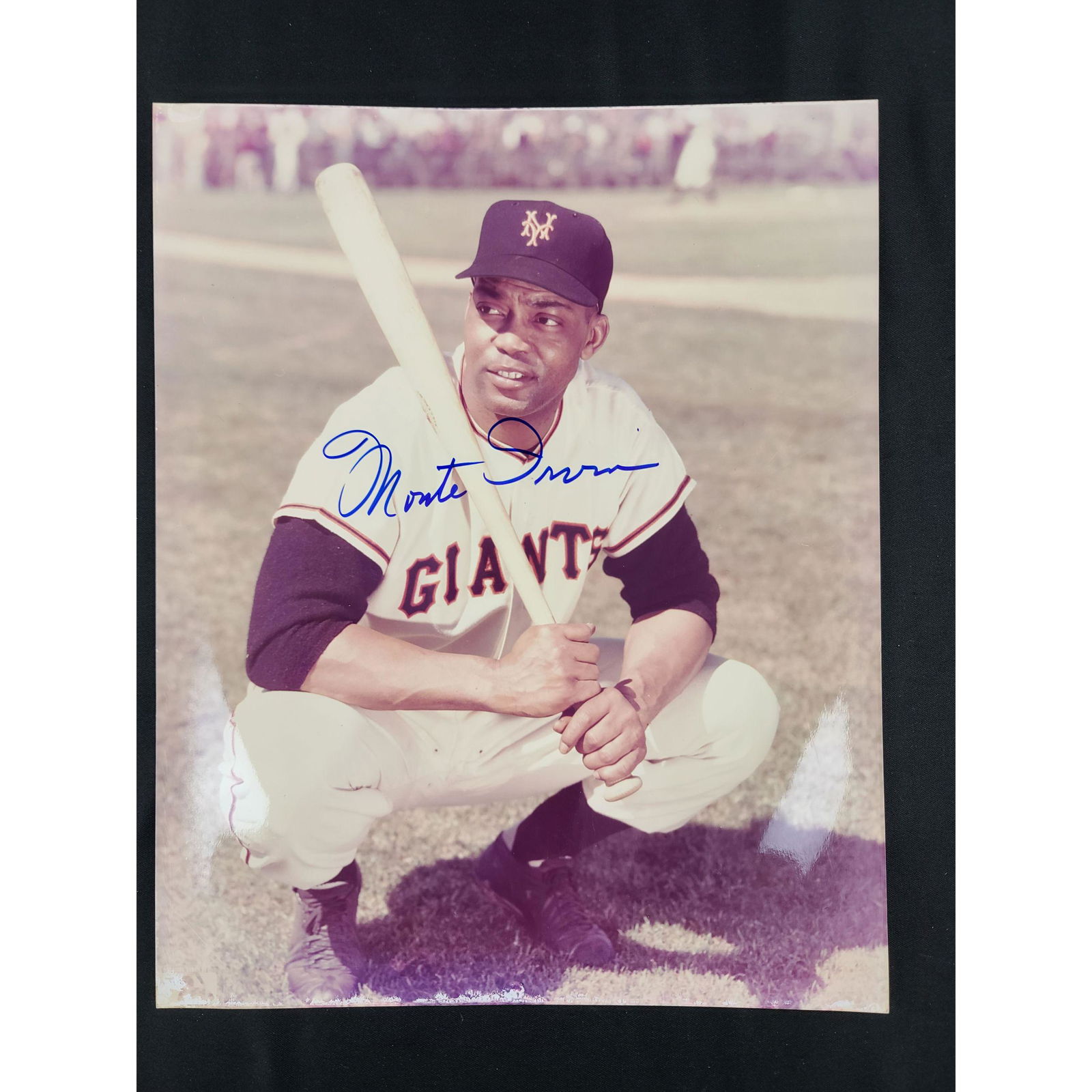 MONTE IRVIN AUTOGRAPHED 8X10 PHOTO NEW YORK GIANTS (1 of 2)
