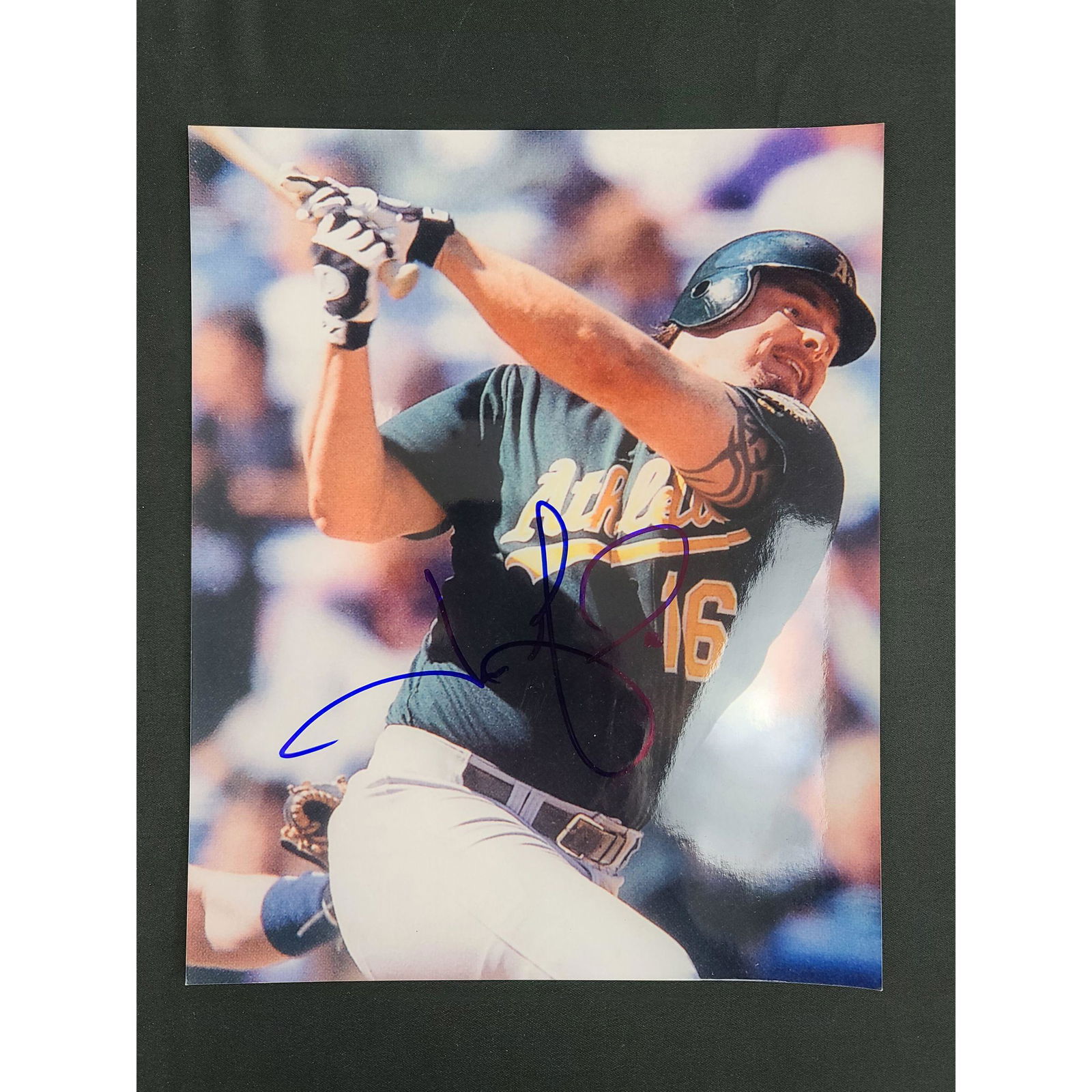 JASON GIAMBI AUTOGRAPHED 8X10 PHOTO OAKLAND ATHLETICS (1 of 1)