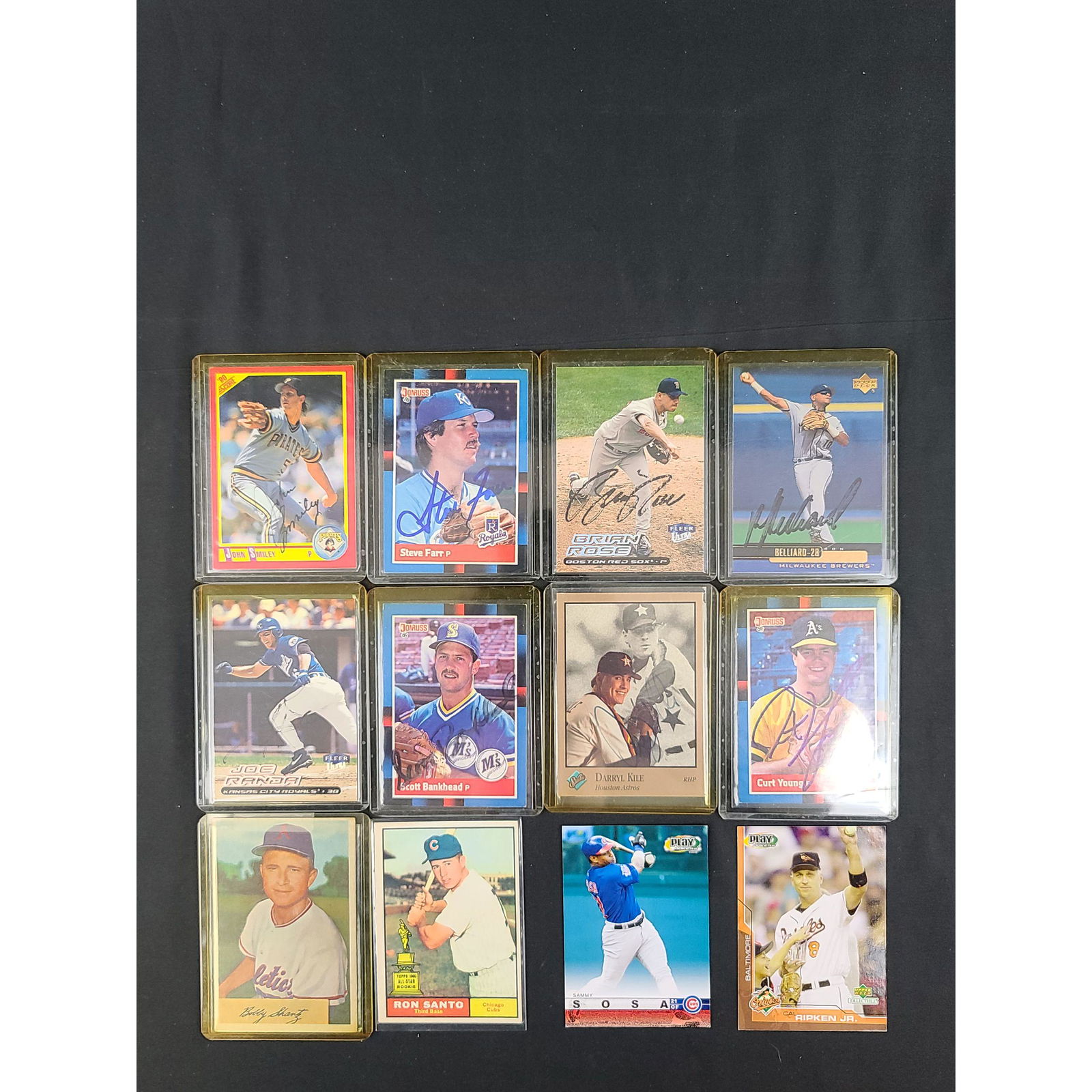 LOT OF 12 AUTOGRAPHED MLB CARDS COULD BE SLEEPERS!!!!! (1 of 4)