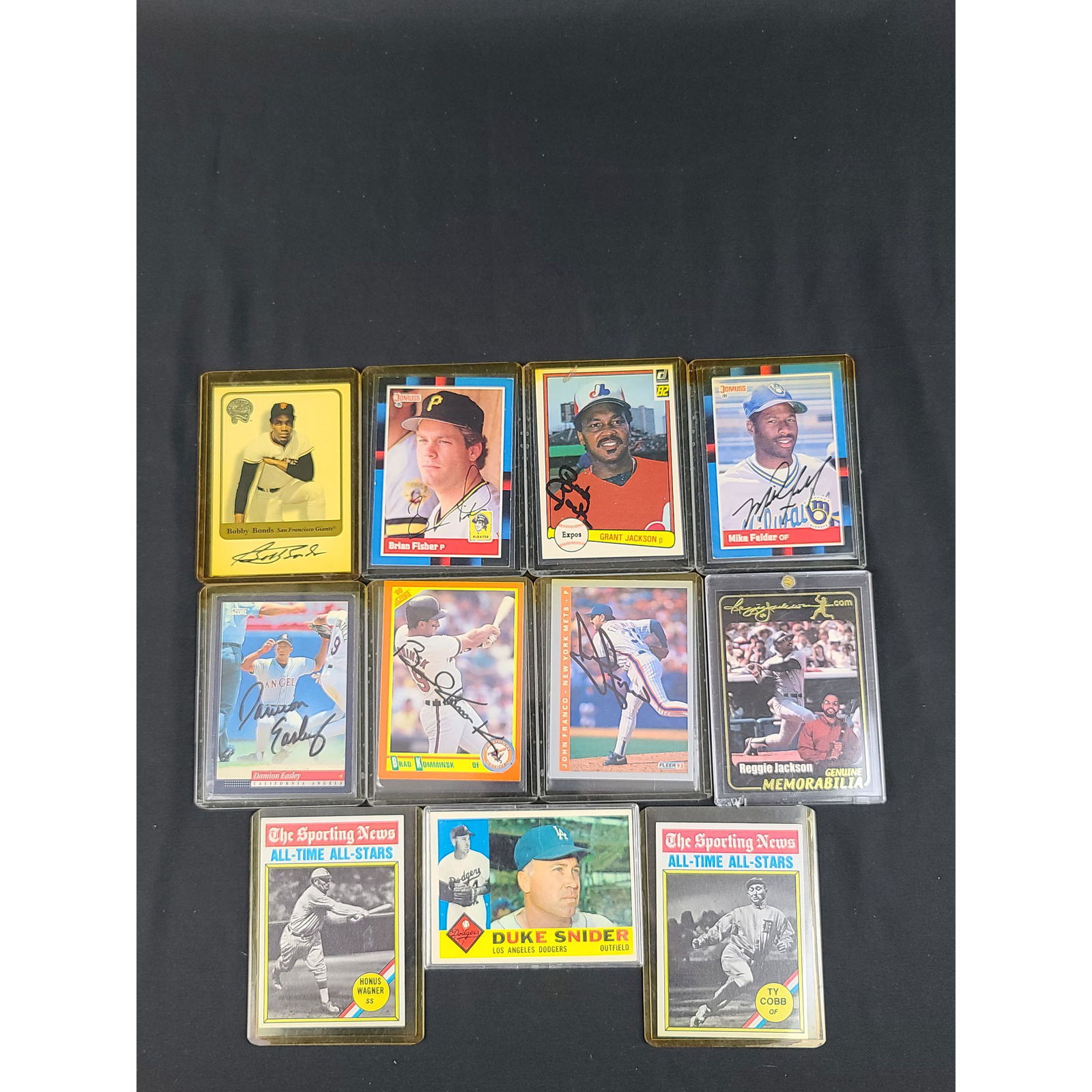 LOT OF 11 AUTOGRAPHED MLB CARDS SLEEPER LOT!!!! (1 of 7)
