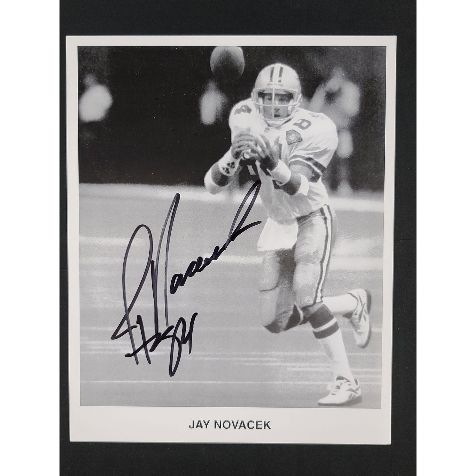 DALLAS COWBOY AUTOGRAPHED 8X10 PHOTO JAY NOVACEK (1 of 1)