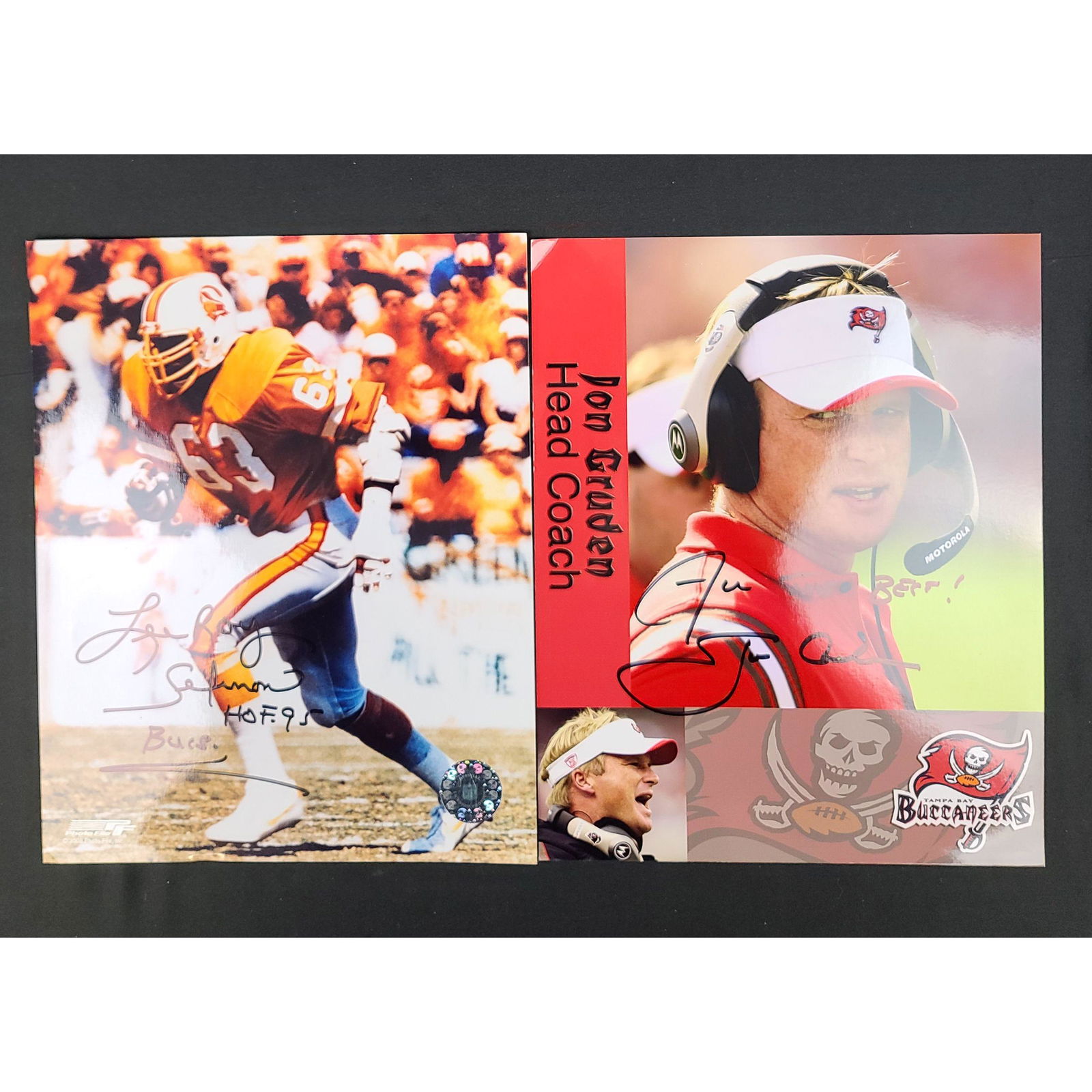 Tampa Bay Buccaneers JON GRUDEN & LEE ROY SELMON Autogr (1 of 3)