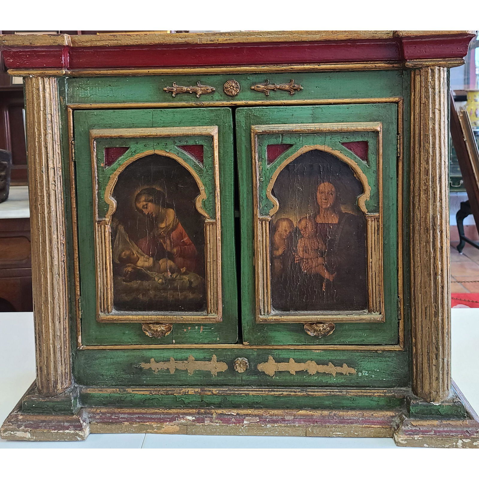 Antique Hand painted Italian Cupboard Jul 25, 2020 Rbfinearts in FL