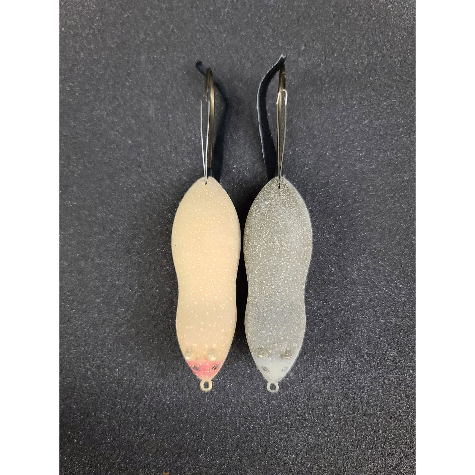 2 Vintage Fishing Lures Heddon Mouse Lures (1 of 6)