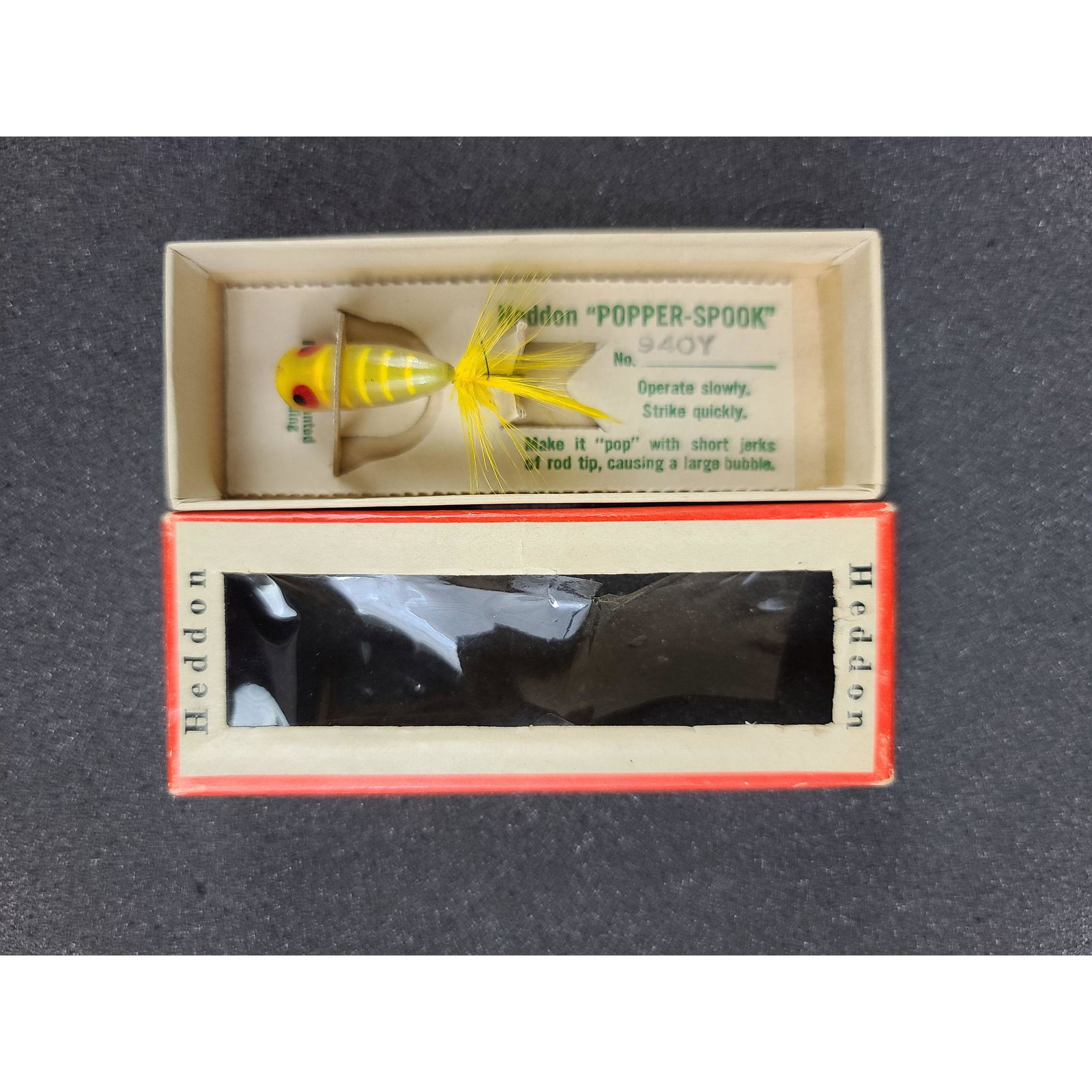 1 Vintage Fishing Lure Heddon Fly Lure: 1 Vintage Fishing Lure Heddon Fly Lure