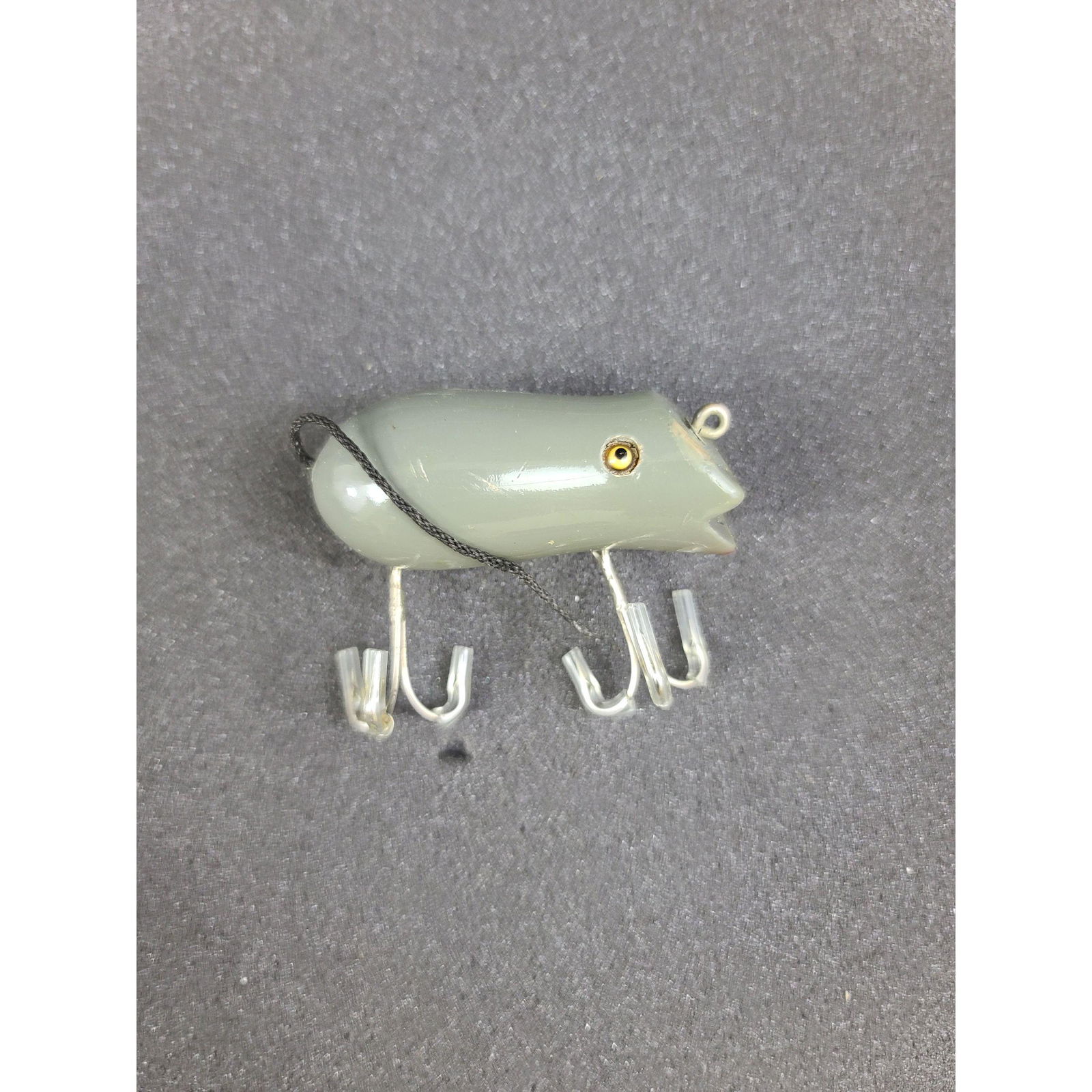 Vintage Fishing Lure Shakespeare Mouse Lure Glass Eyes (1 of 4)