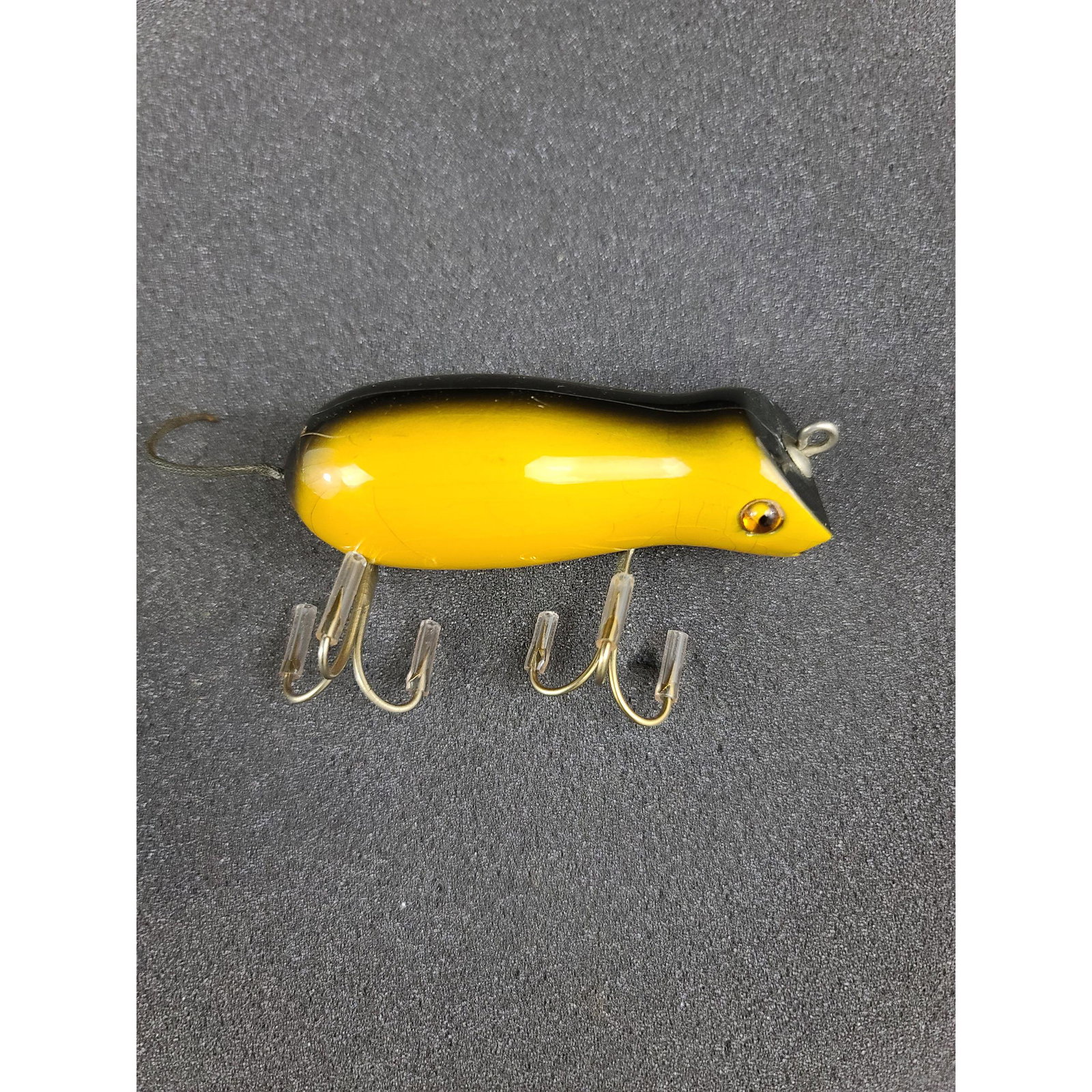 Vintage Fishing Lure Shakespeare Mouse Lure Glass Eyes