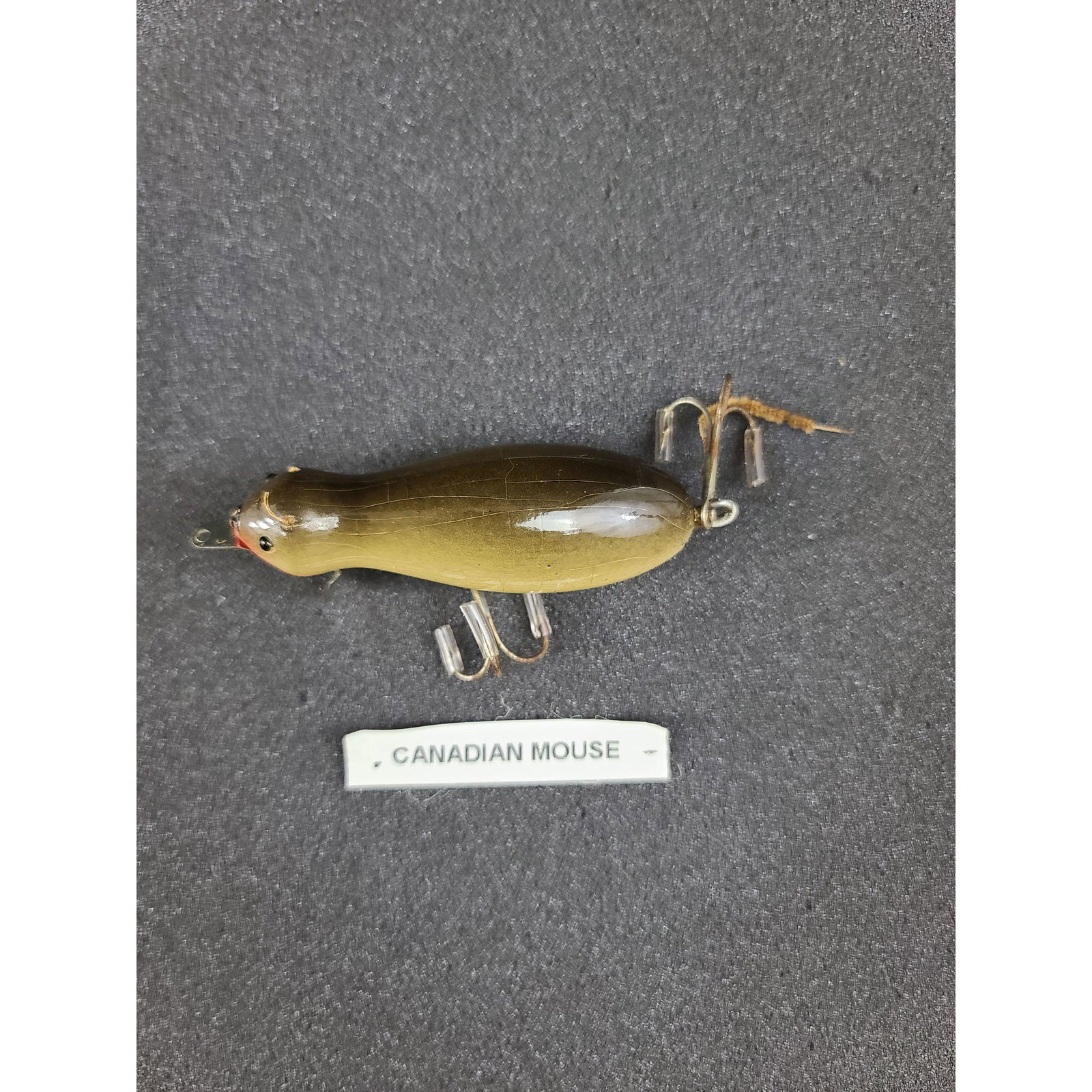 Vintage Fishing Lure Colmer 1931 Canadian Mouse: Vintage Fishing Lure Colmer 1931 Canadian Mouse