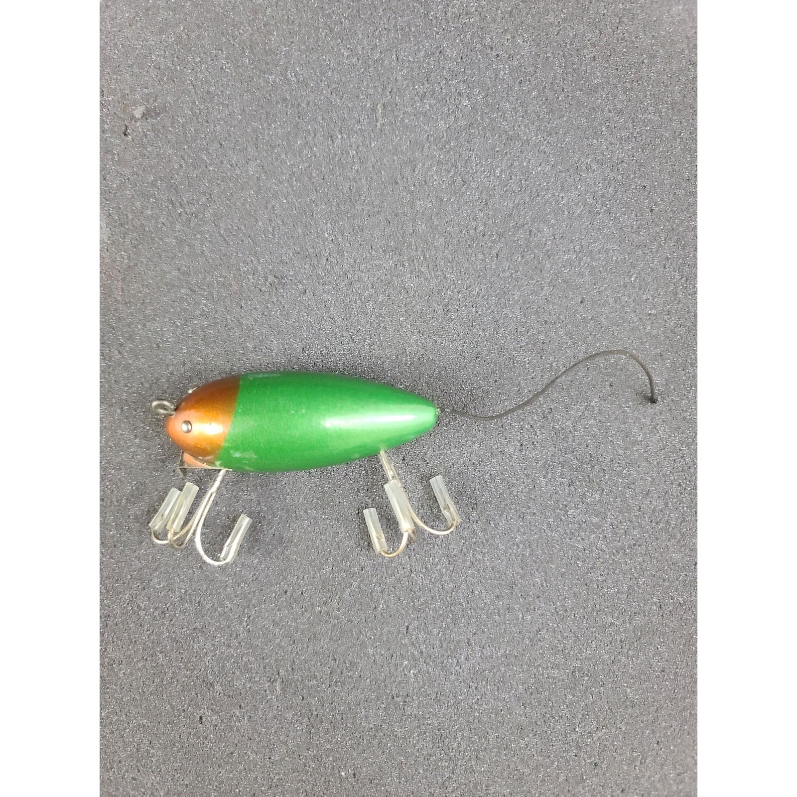 1 Vintage Fishing Lure Unknown Maker Mouse (1 of 8)