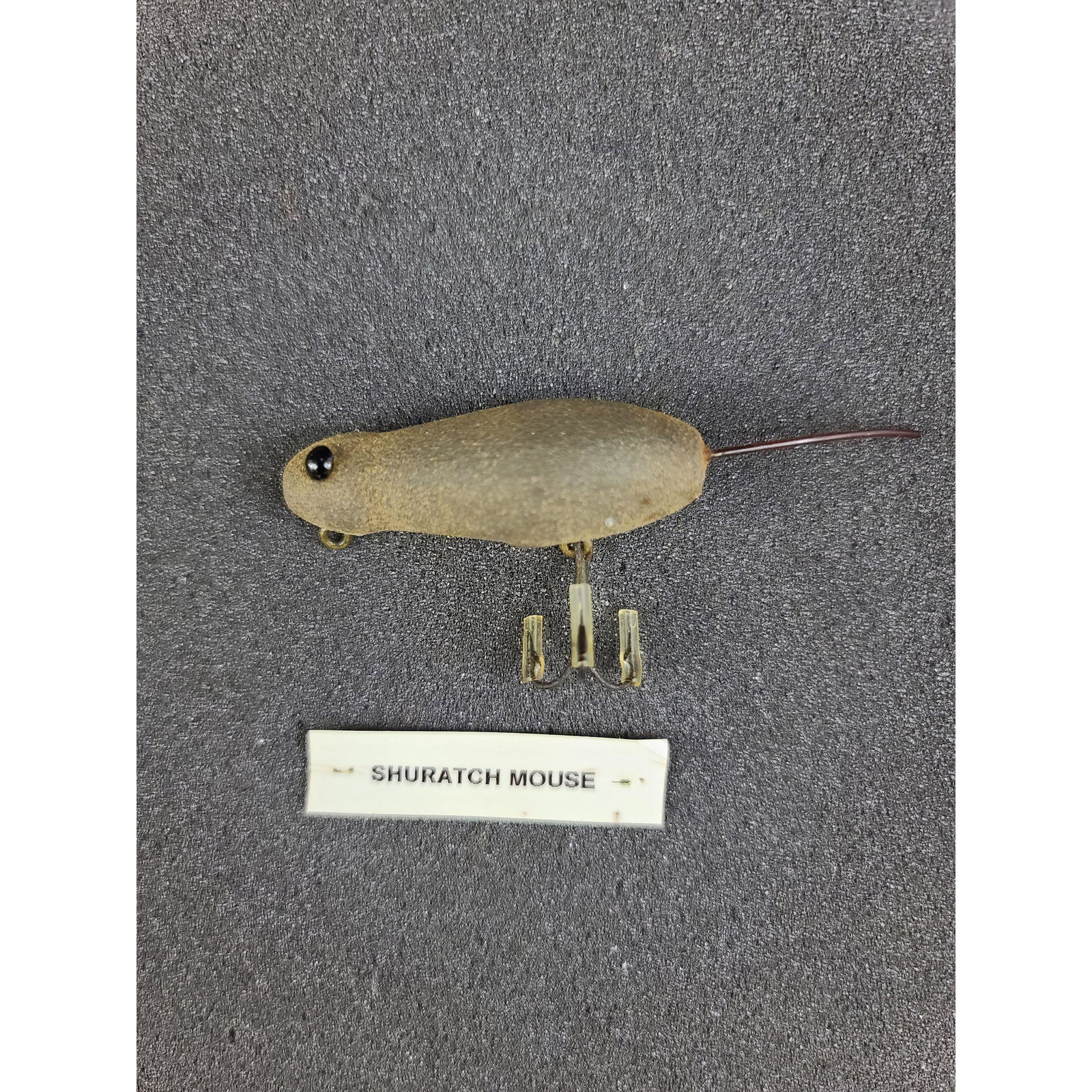 1 Vintage Fishing Lure Shuratch Mouse: 1 Vintage Fishing Lure Shuratch Mouse