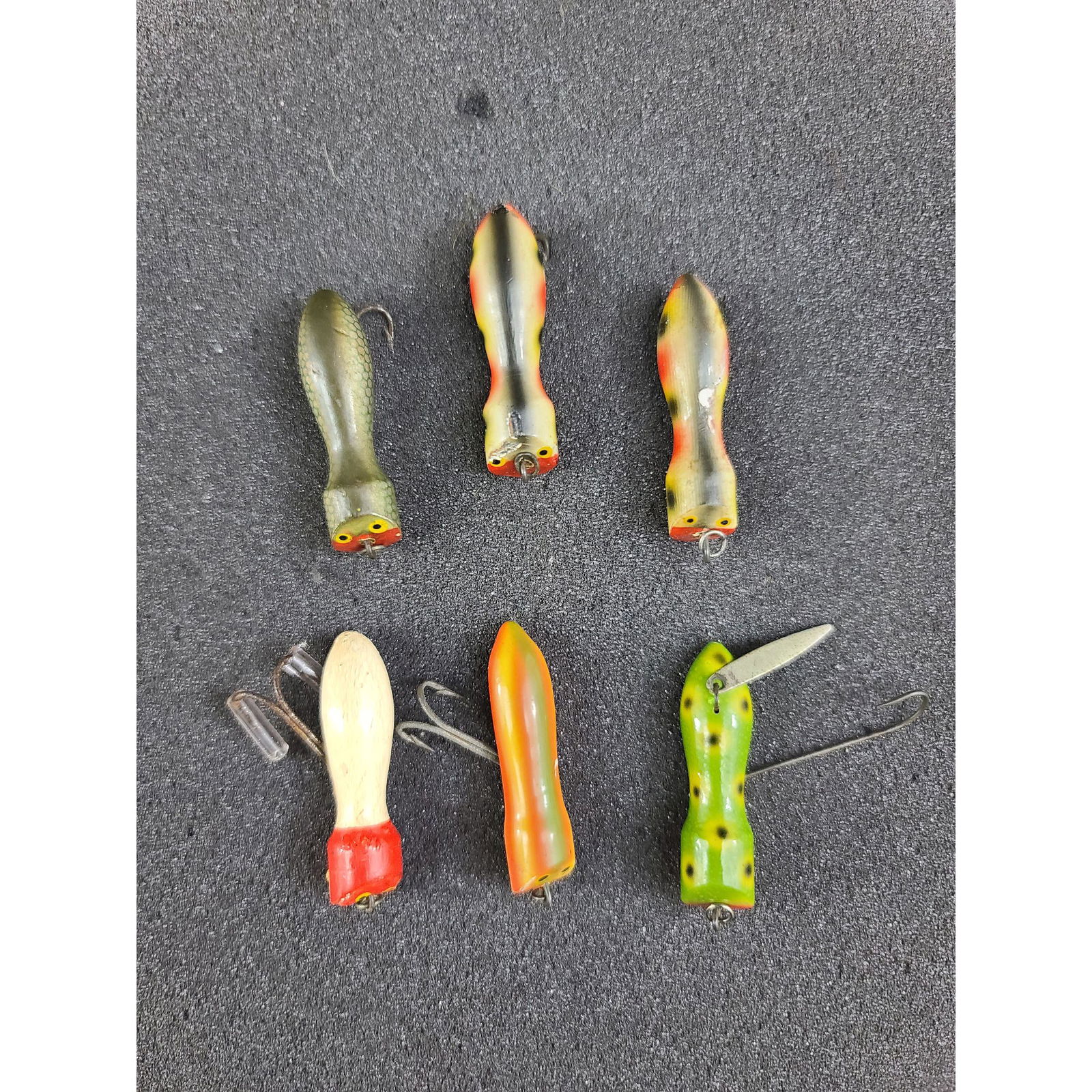 6 Vintage Fly Fishing Lures Pflueger Fly  Rod Wizard (1 of 7)