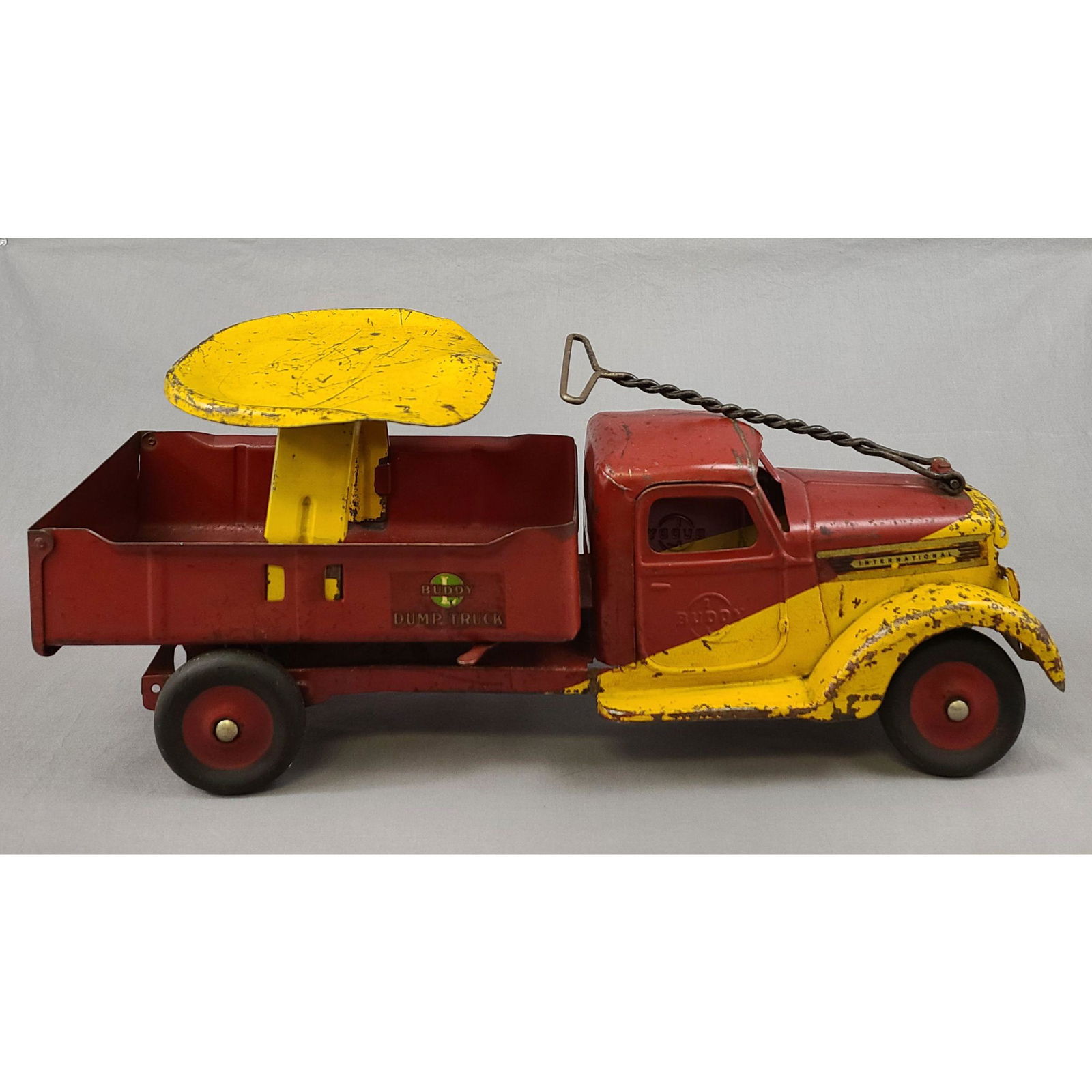 Antique Buddy L Pressed Steel Riding Dump Truck (1 of 17)