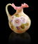 Signed Fenton hand painted pitcher