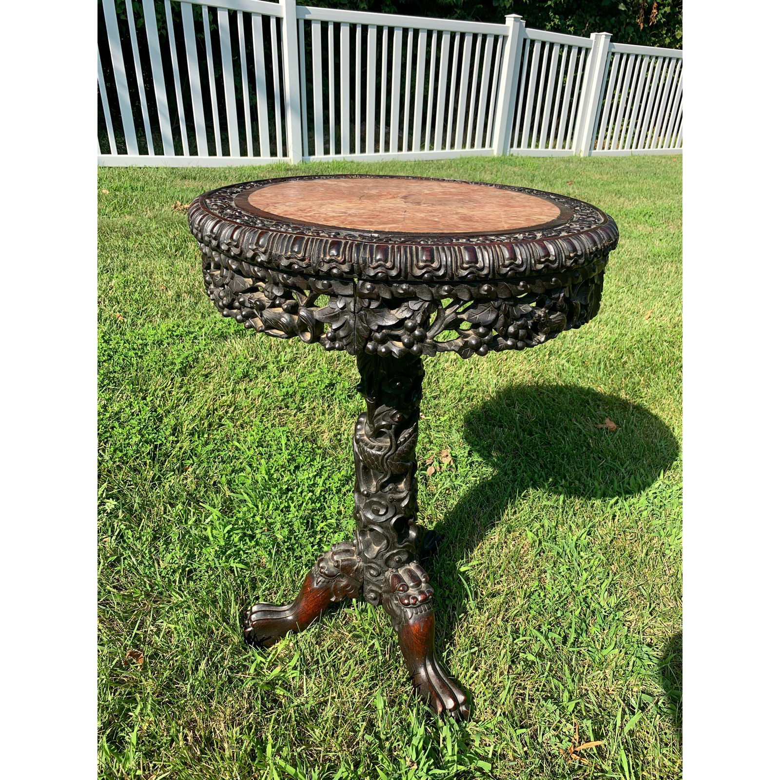 A Fine Chinese Hardwood Rosewood Table  19th Century (1 of 20)
