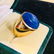 Rare Elvis Presley 22K Gold Ring 26.8 Ct Star Sapphire - 13