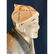 Antique carved man holding lantern - 12