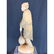 Antique carved man holding lantern - 7