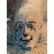 Mid Century oil on Masonite clown Haunting rendition - 12