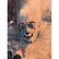 Mid Century oil on Masonite clown Haunting rendition - 4