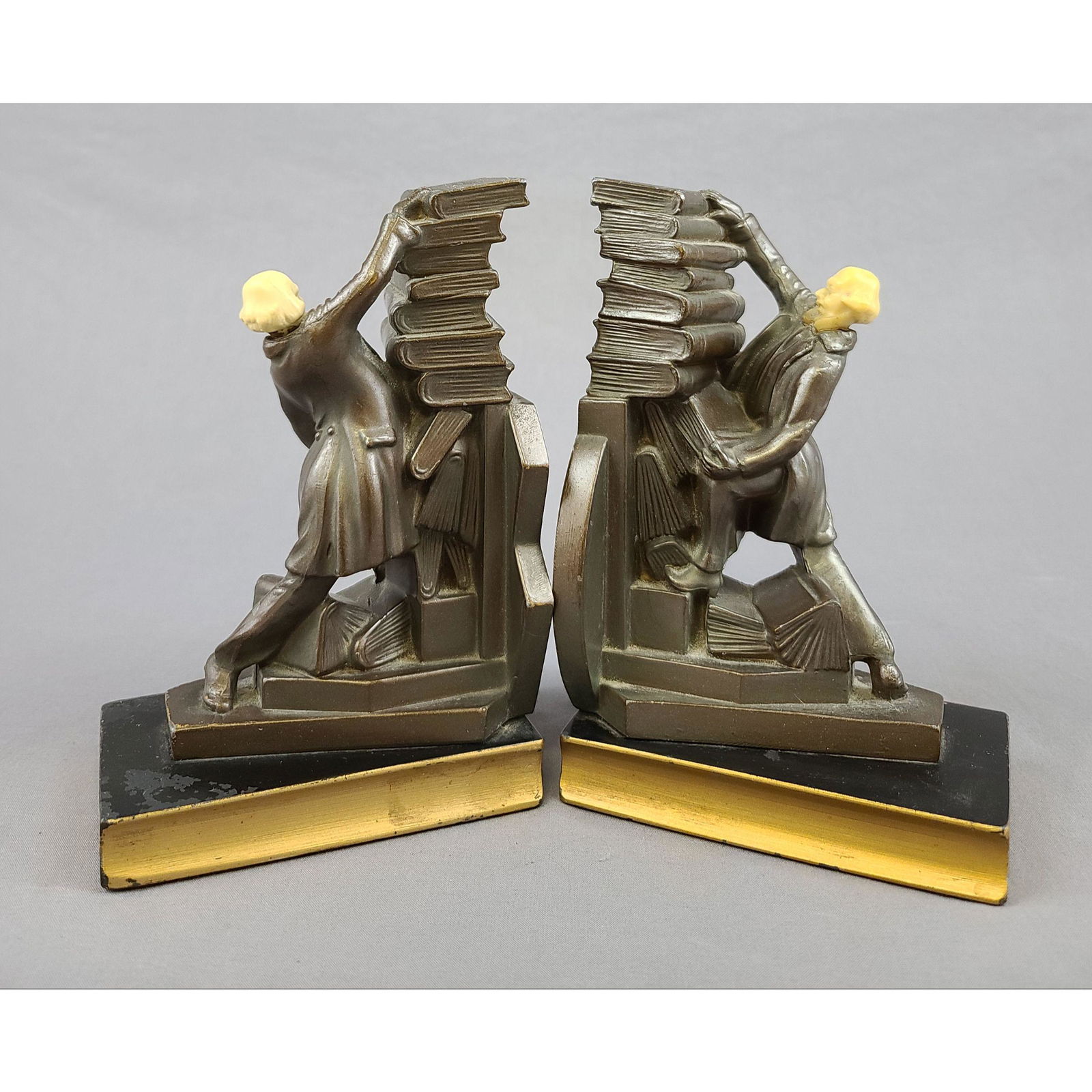 A Pair Of Art Deco Bookends (1 of 9)