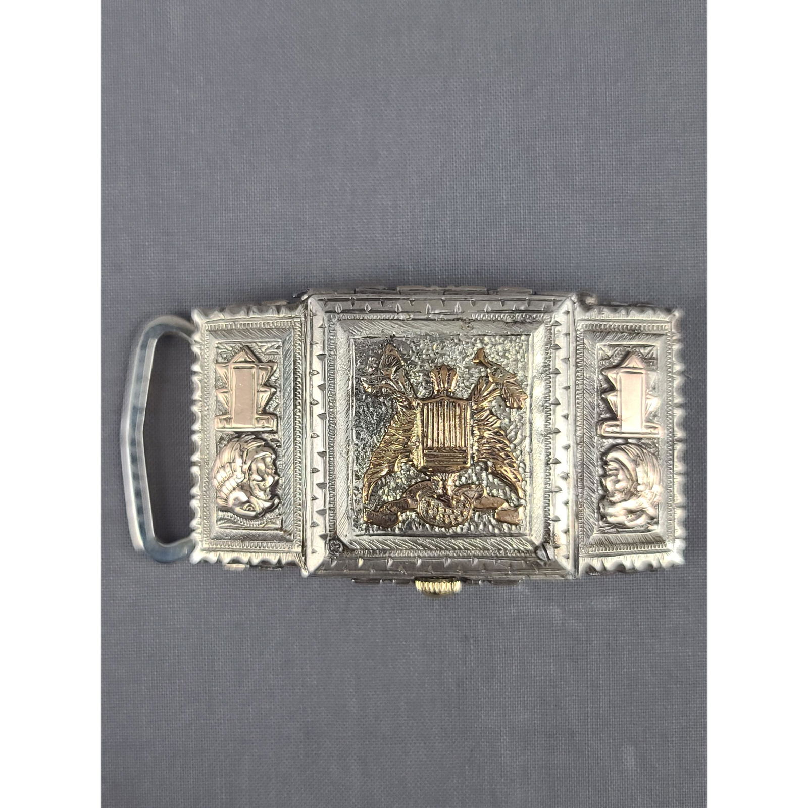 Unique Working Antique Gold and Sterling Silver Watch (1 of 13)