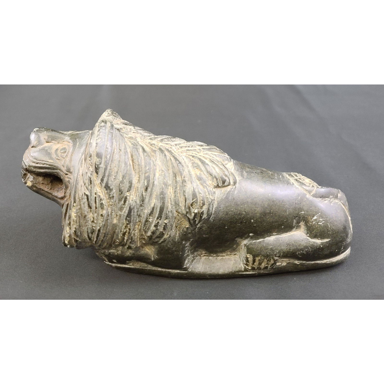 Antique Stone Carving of a Lion (1 of 14)