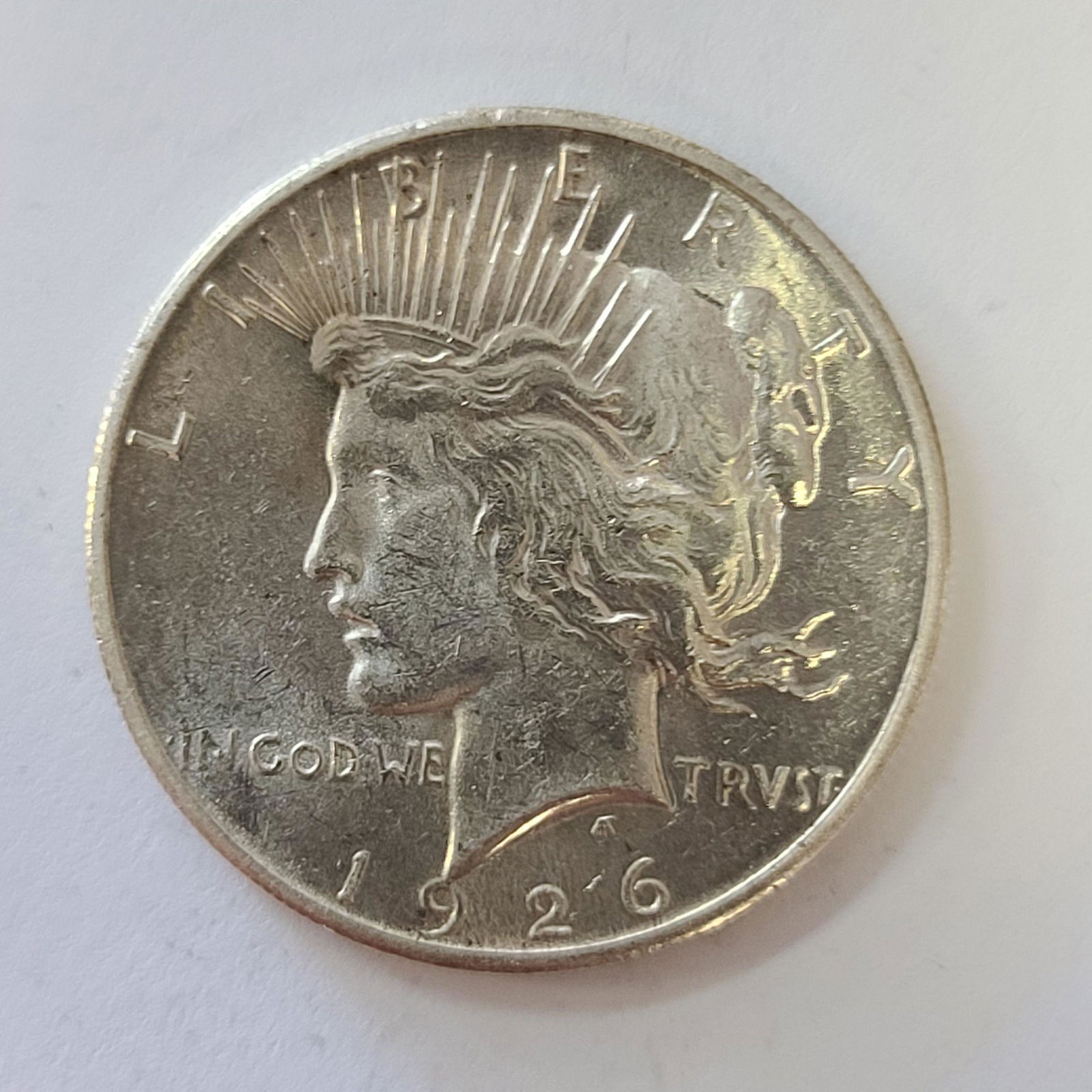 Peace Silver Dollar Coin 1926P (1 of 2)