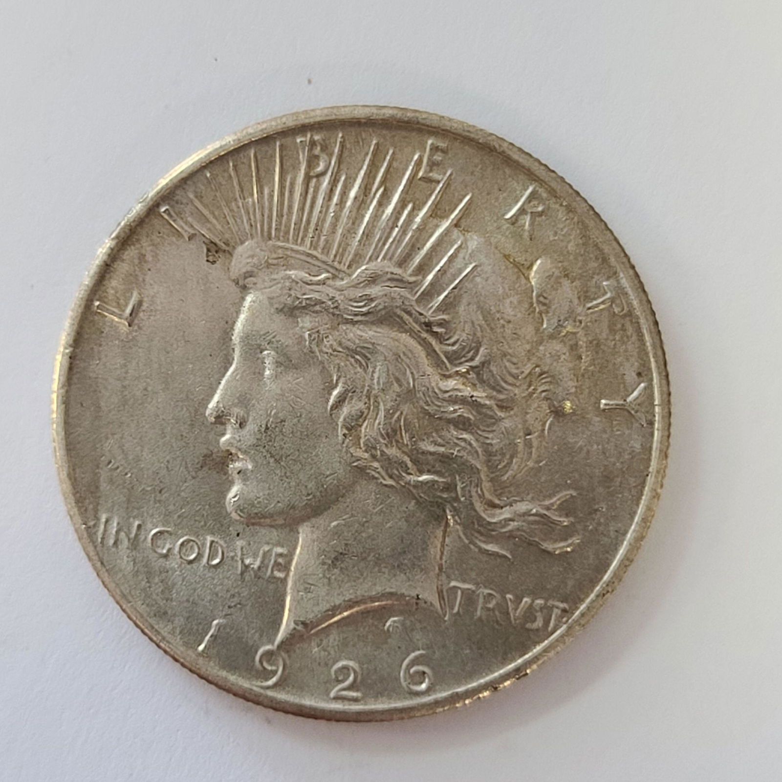 Peace Silver Dollar Coin 1926P (1 of 2)