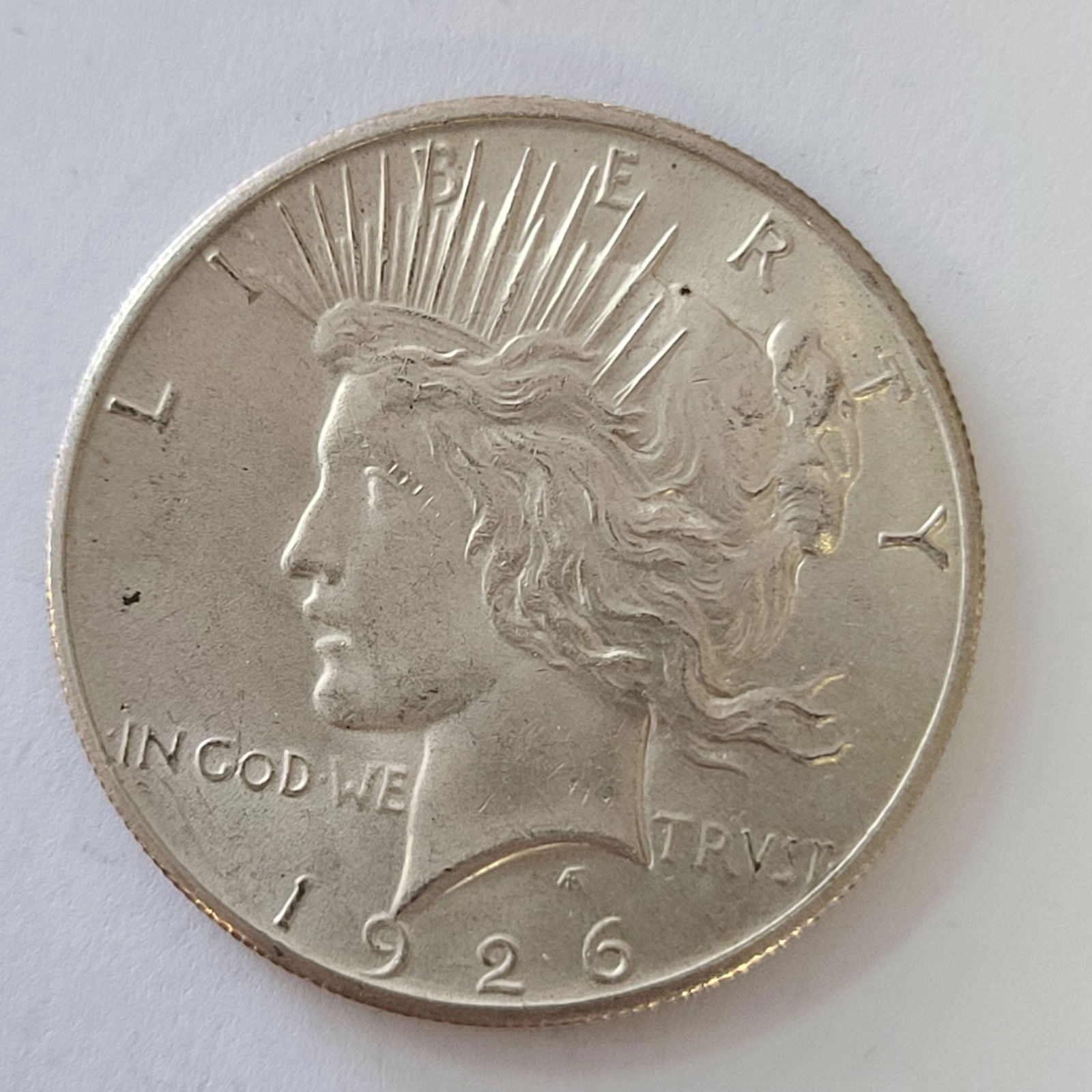 Peace Silver Dollar Coin 1926P (1 of 2)