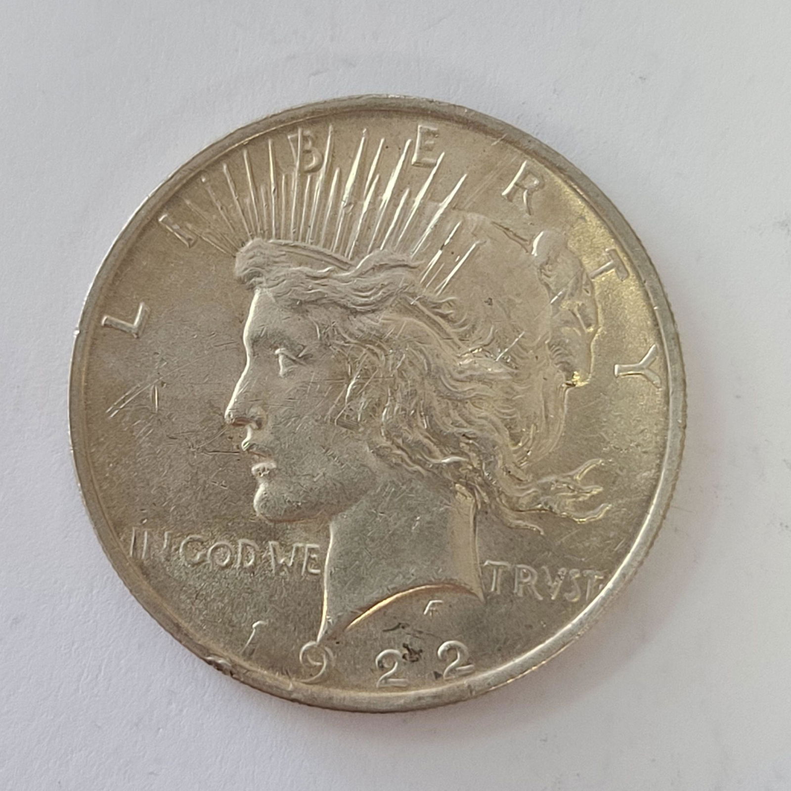 Peace Silver Dollar Coin 1922 (1 of 2)