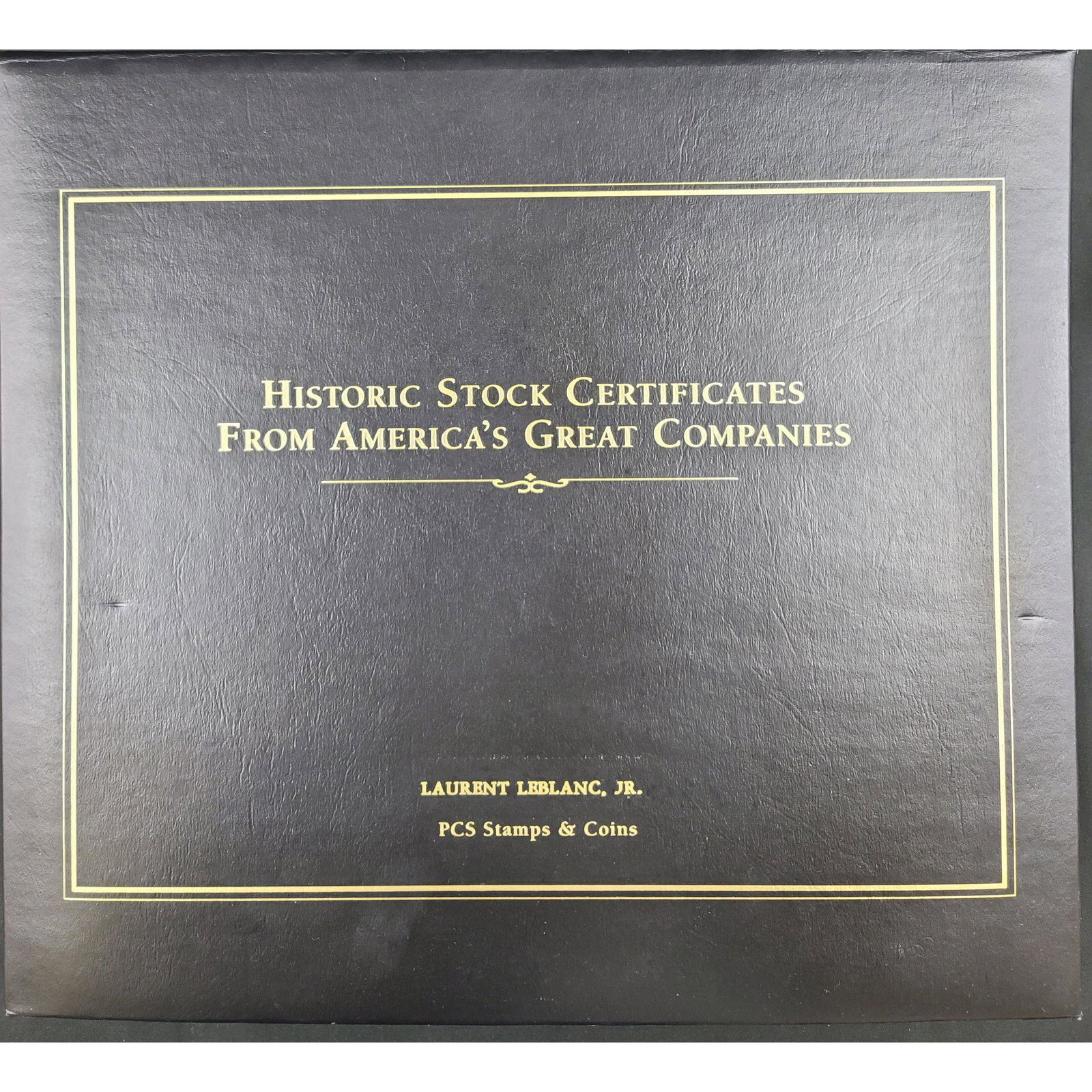 HISTORIC STOCK CERTIFICATES FROM GREAT AMERICAN COMPANI: HISTORIC STOCK CERTIFICATES FROM GREAT AMERICAN COMPANIES...22K GOLD SURFACE...