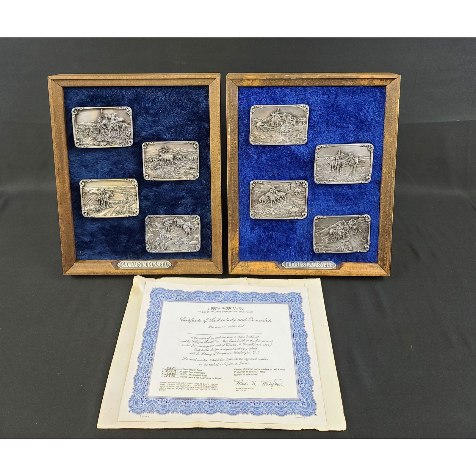 Belt Buckle Collection After Charles M Russell (1 of 12)