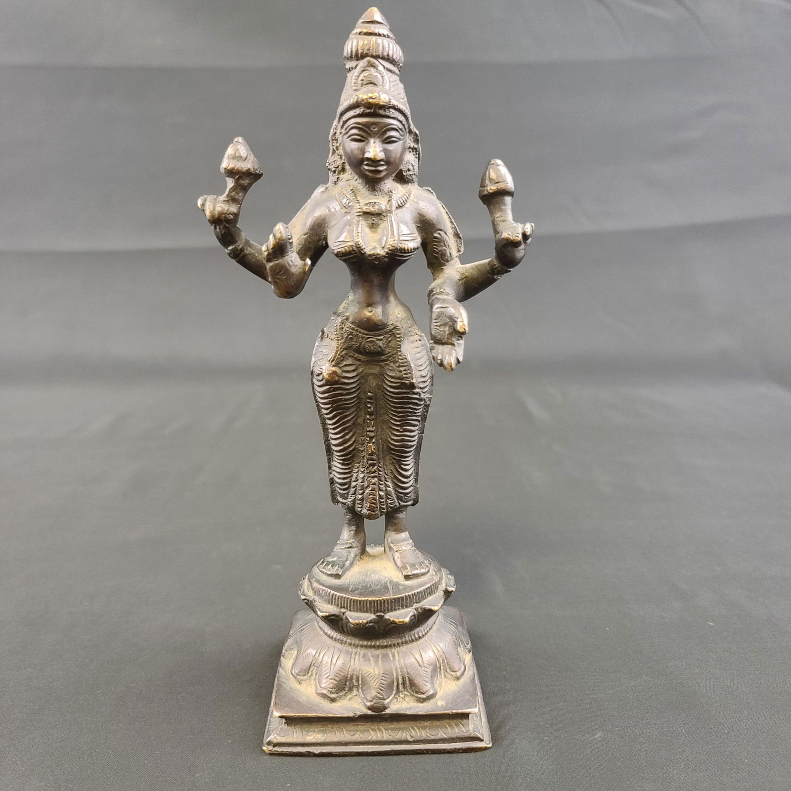 Antique Bronze Indian Figure 19th c (1 of 20)