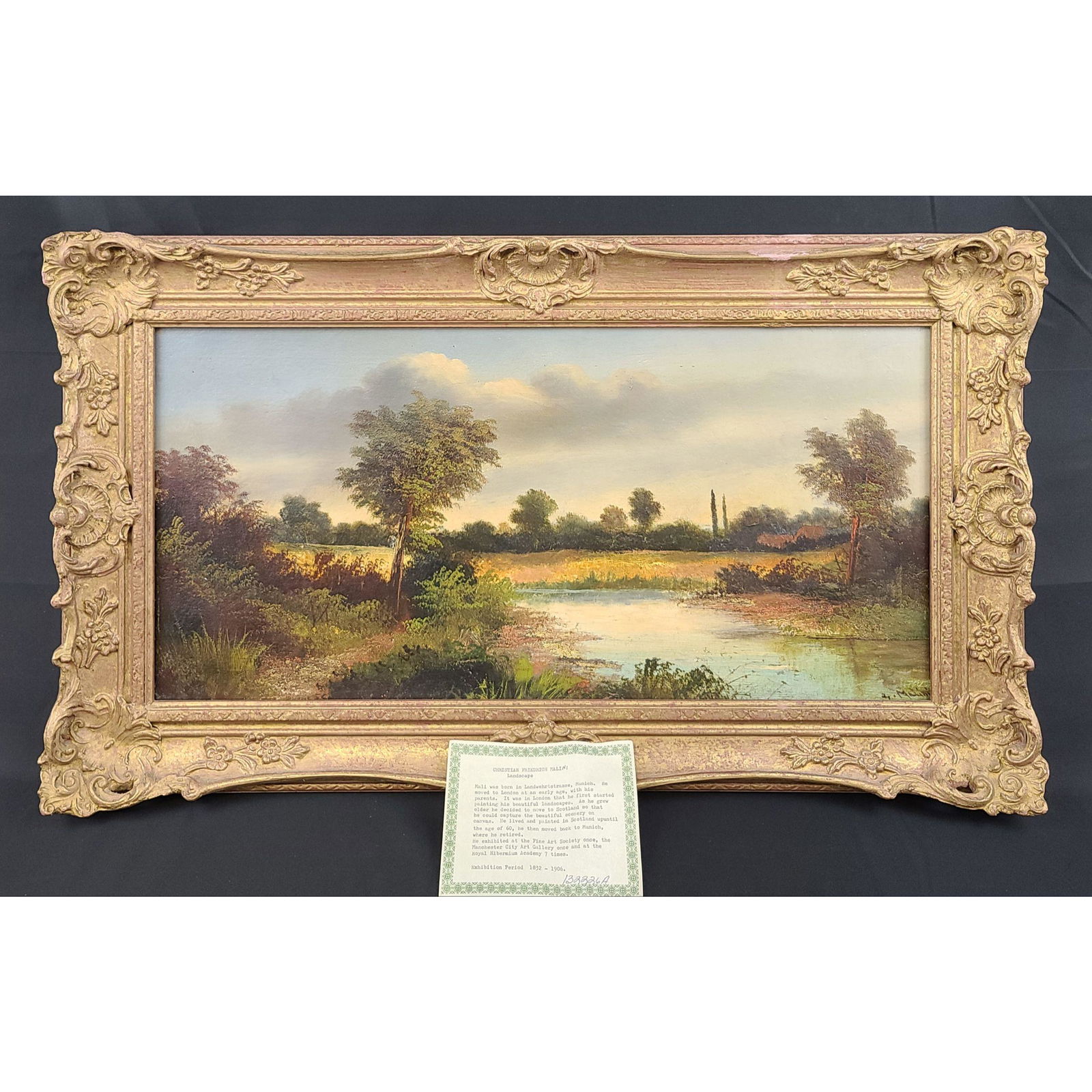 Christian F Malini 1832-06 Landscape Painting (1 of 11)