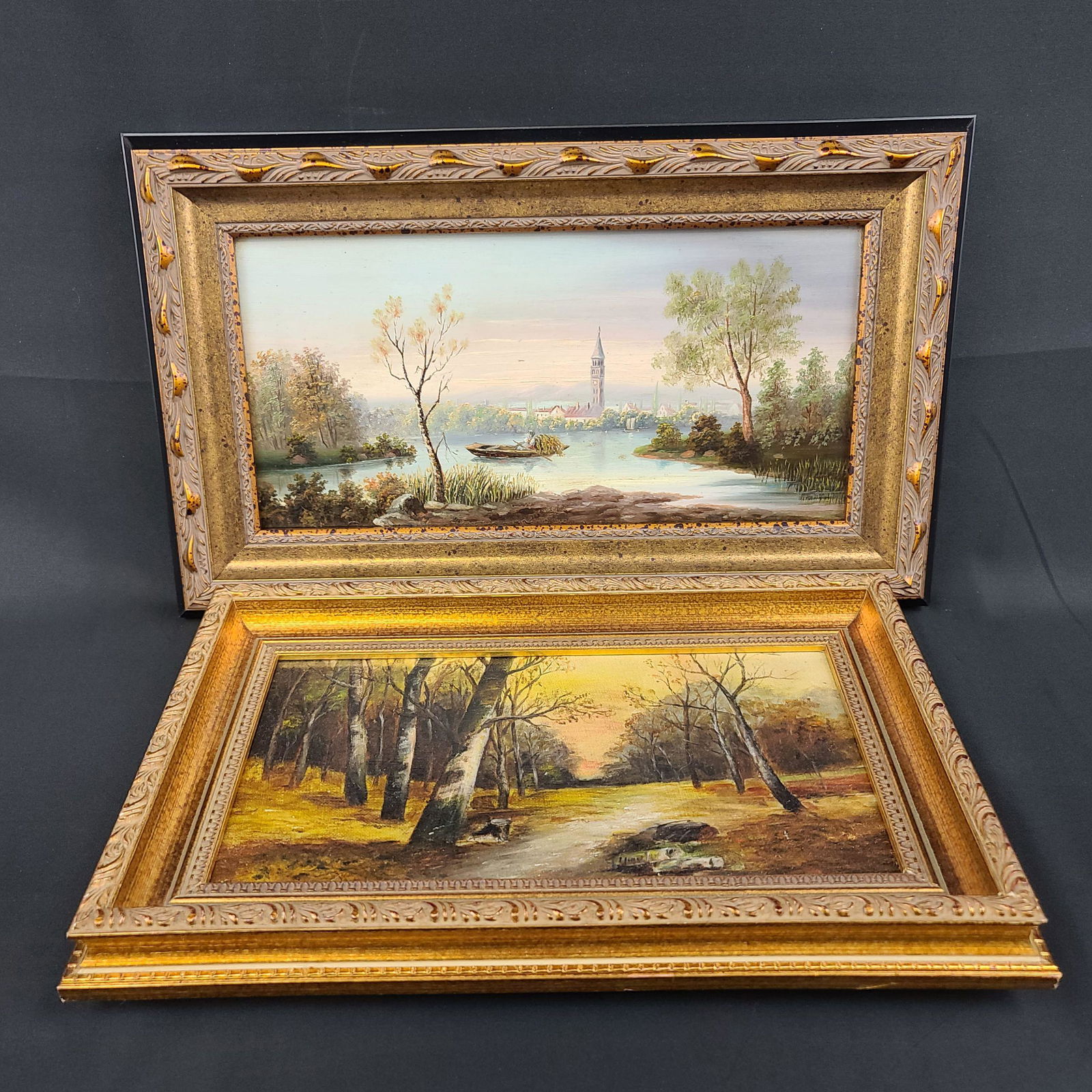 Pair Of Antique Landscape Paintings (1 of 13)