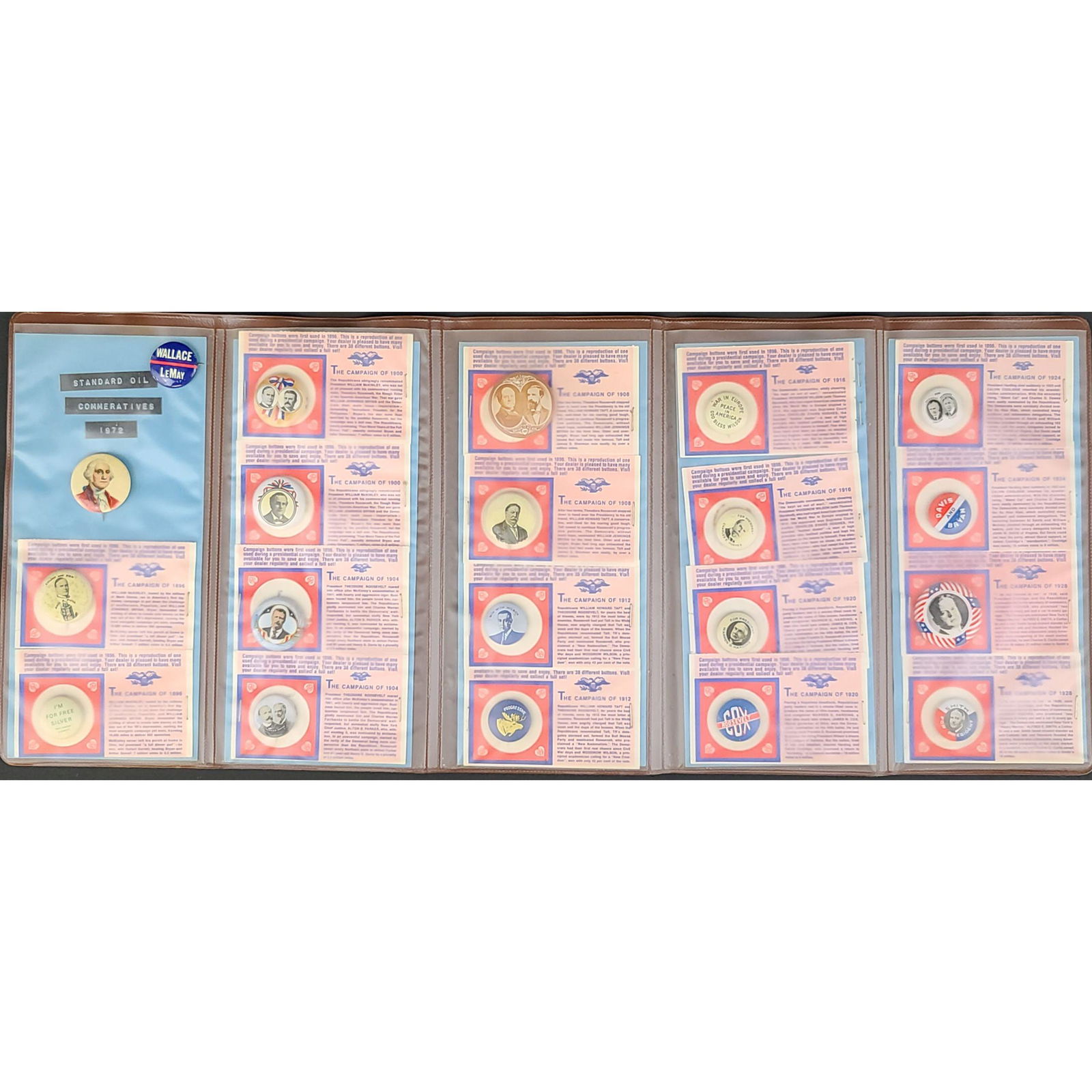 Standard Oil Commemorative Political Pin 1 19th c G. Wa (1 of 13)