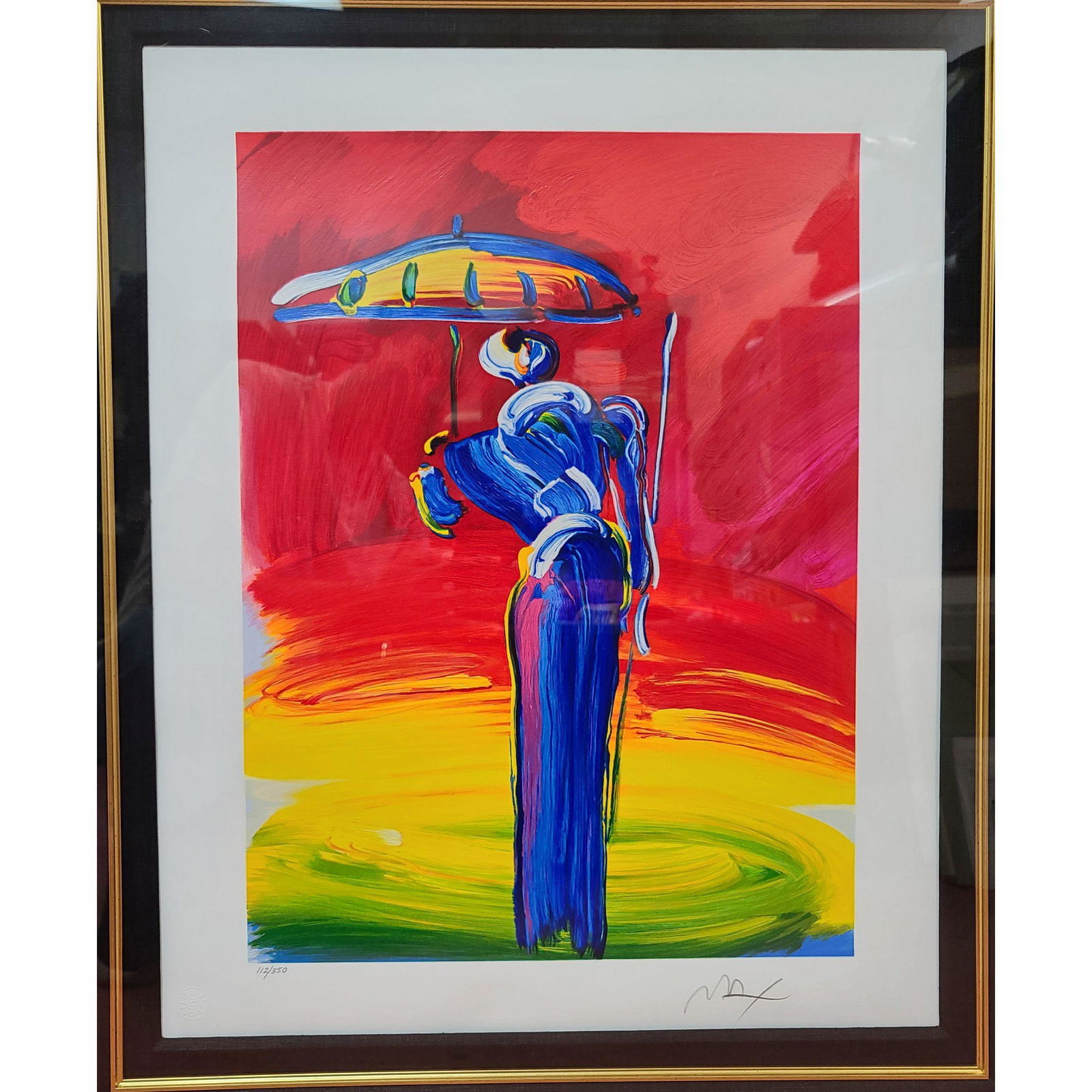 Peter Max " Sage With Umbrella" Hand Signed 112/350 (1 of 13)