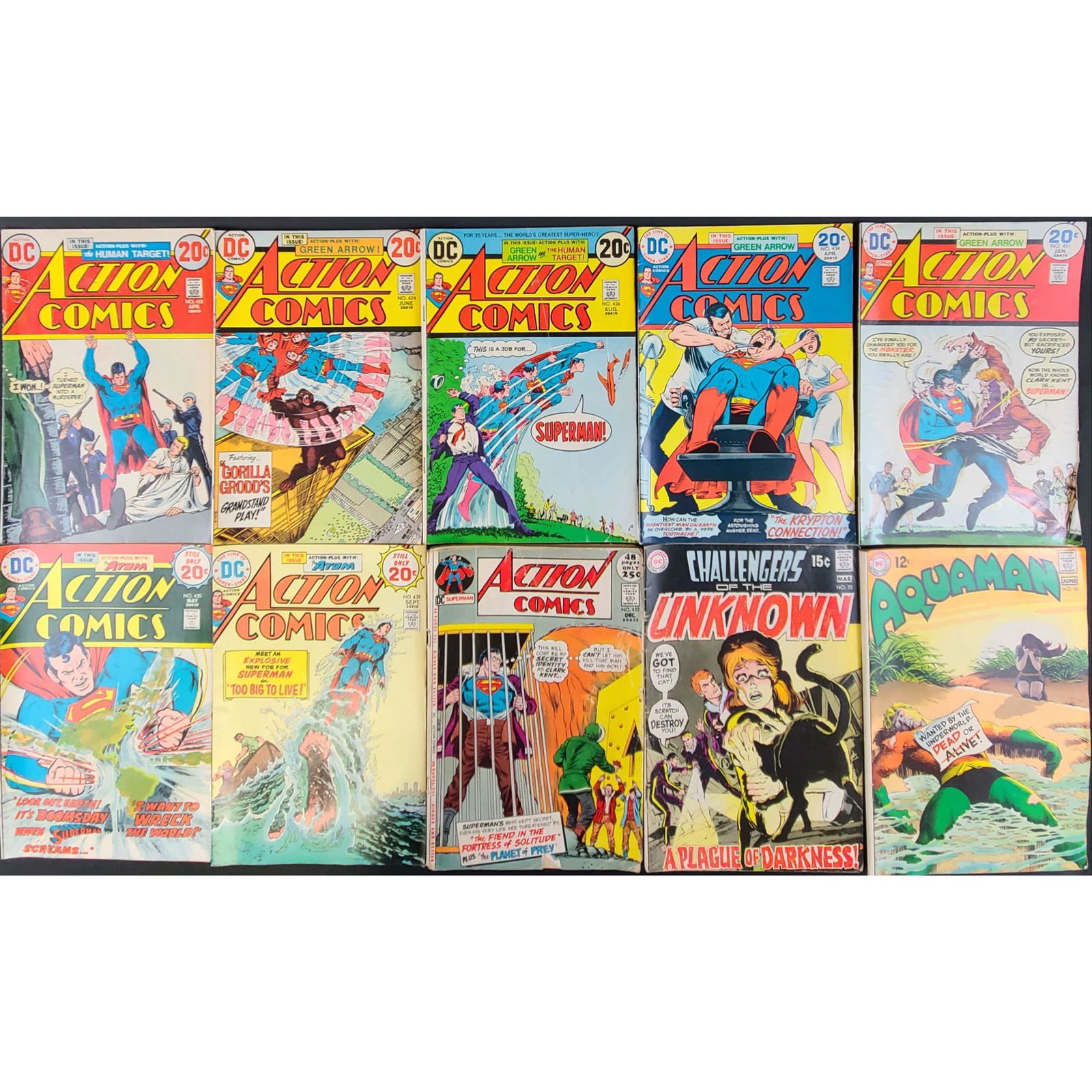 10 Vintage Comic Books See Pics (1 of 11)