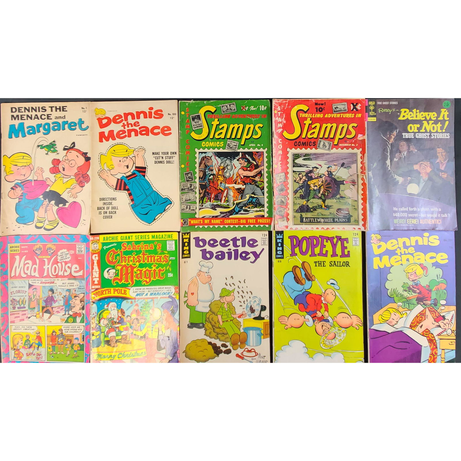 10 Vintage Comic Books See Pics (1 of 11)