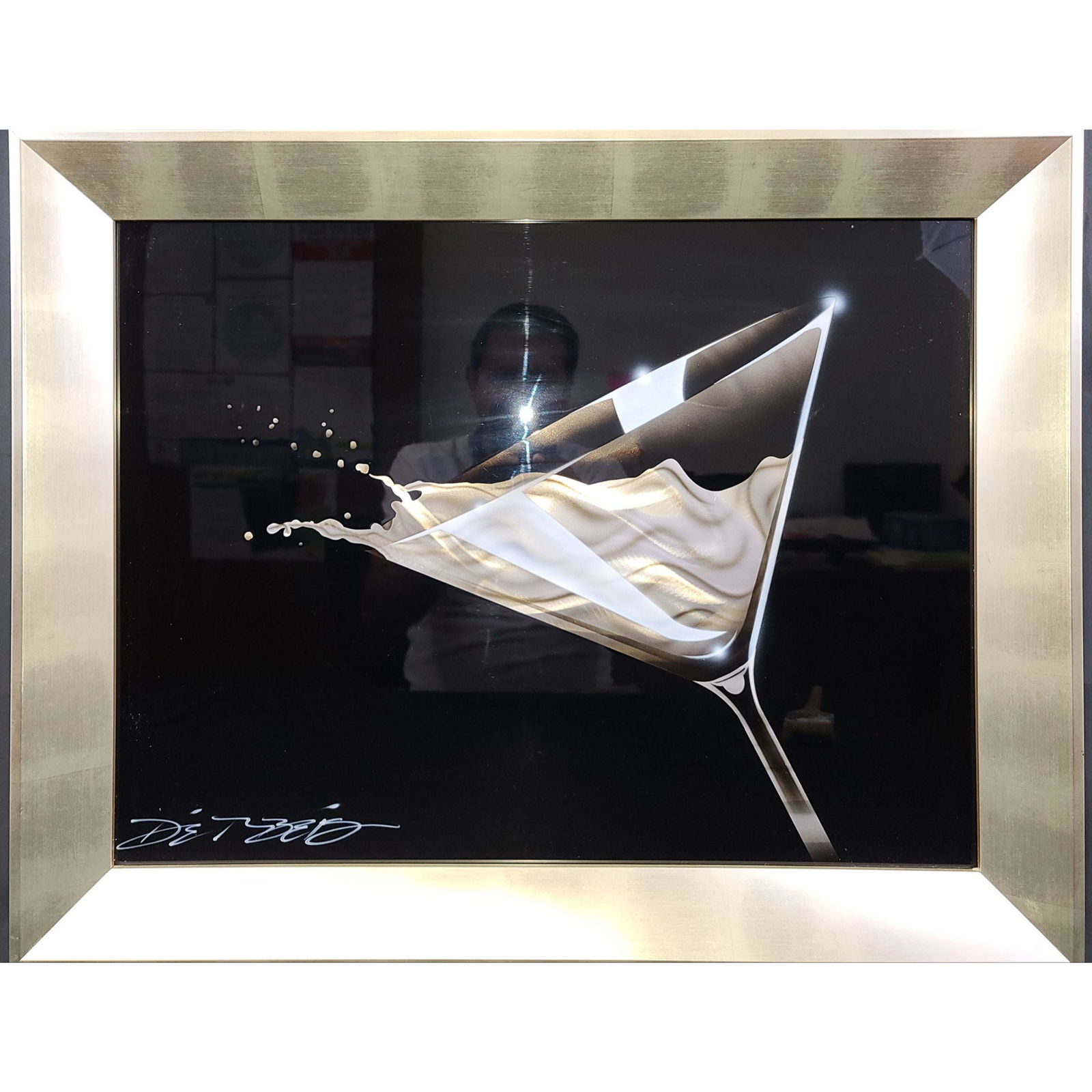 Chris Derubeis Mix Media Painting On Aluminum (1 of 9)