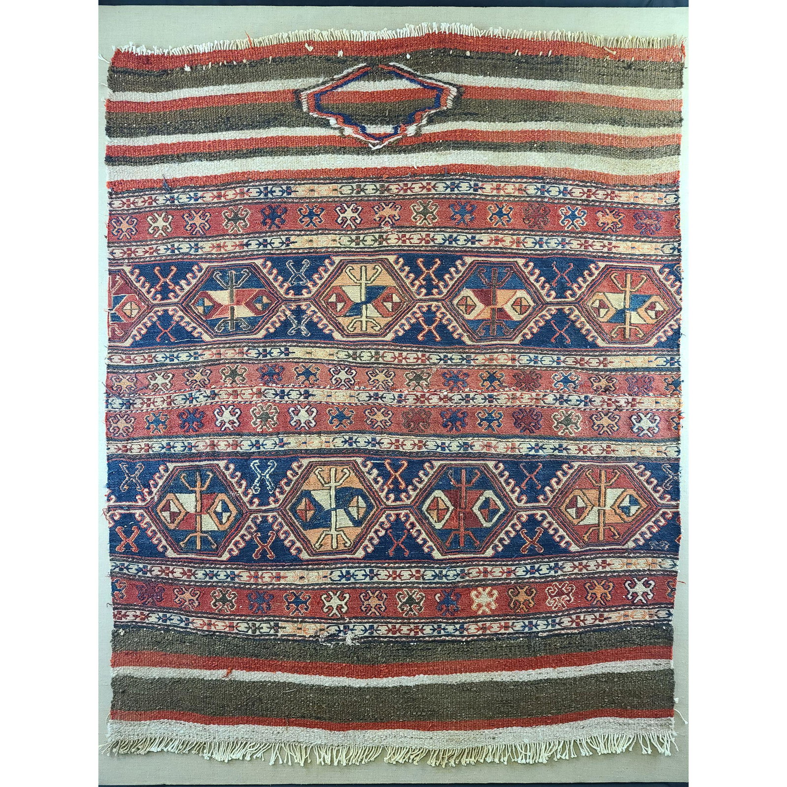 Antique Russian Carpet / Rug (1 of 12)