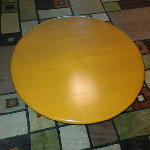 Mid Century Modern Lazy Susan Heywood Wakefield Co.: Mid Century Modern Lazy Susan Coffee Table Heywood Wakefield Co. Measures 60" x 36" x 30". This item is in the home still located 10 mins away for our gallery. We will help all arrangements for pickup