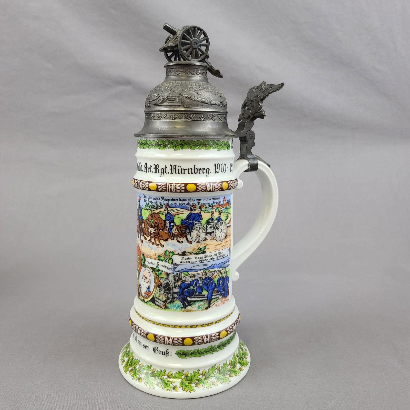 Regimental Beer Stein Kaiser Germany (1 of 17)