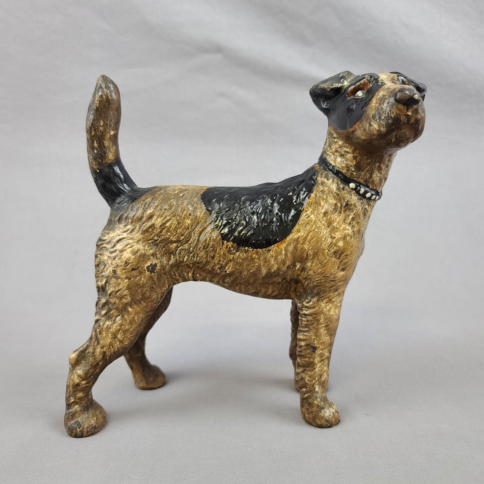 Antique Painted Hubley Cast Iron Door Stop Setter Dog (1 of 20)