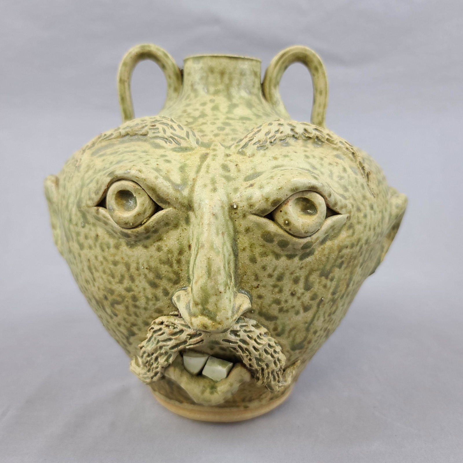 A Fine Signed Studio Pottery Head / Face Jug (1 of 13)