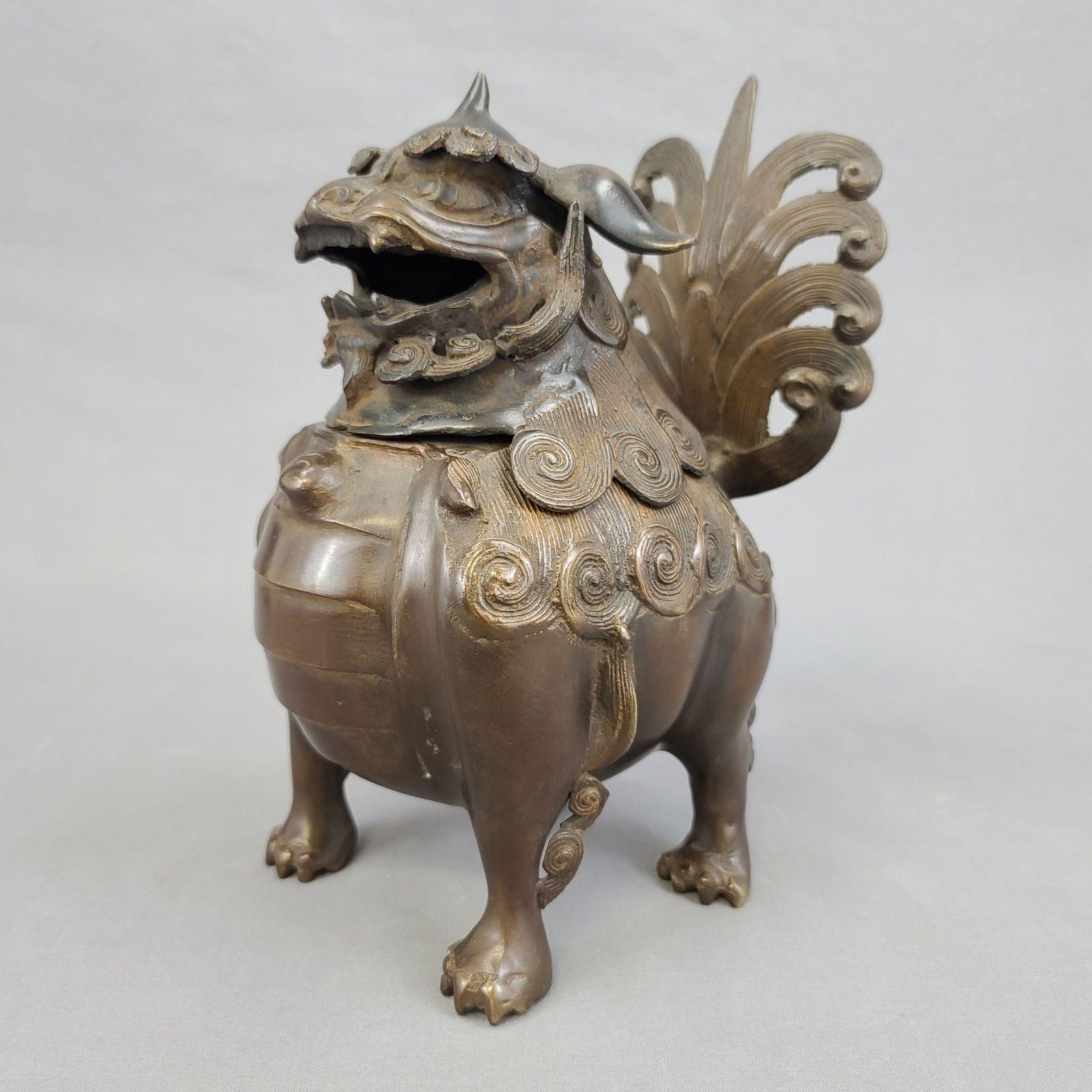 Chinese Bronze Censer 19th c (1 of 16)