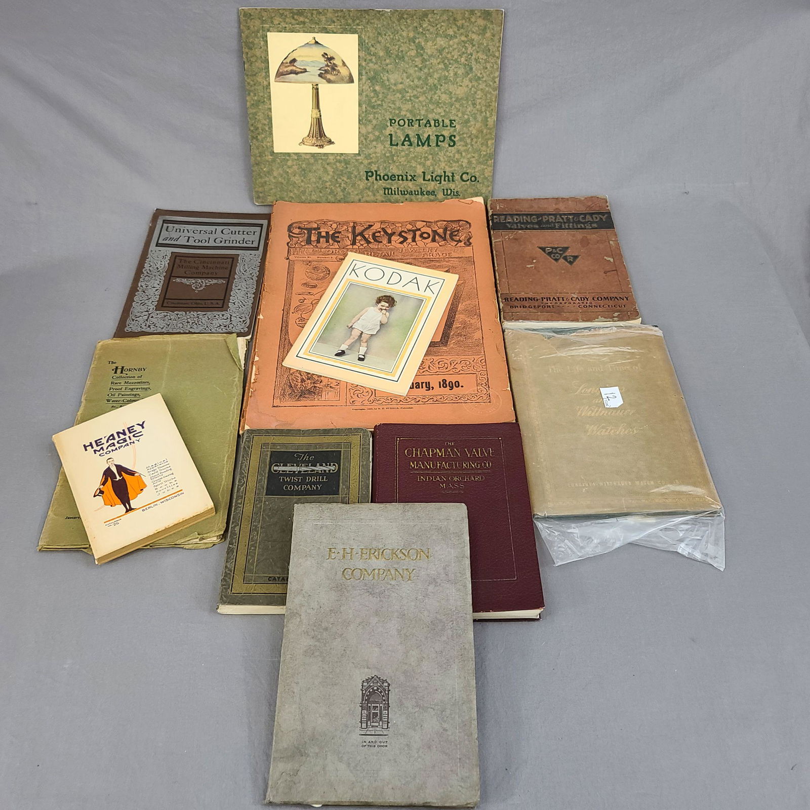 12 Pce Assorted Trade Catalogs 19-20 C Phoenix Lamps Et (1 of 13)