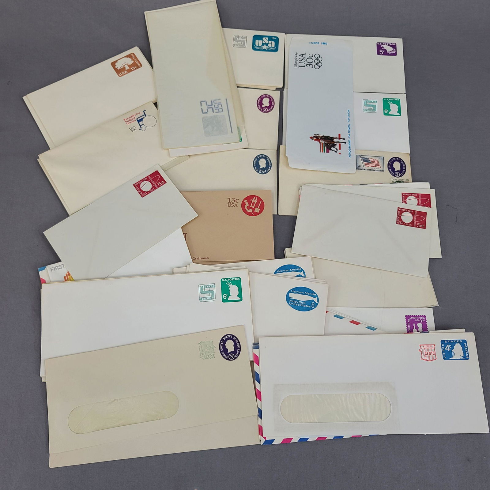 A Large Lot Us Postal Stationery Envelopes Stamps Cards (1 of 9)